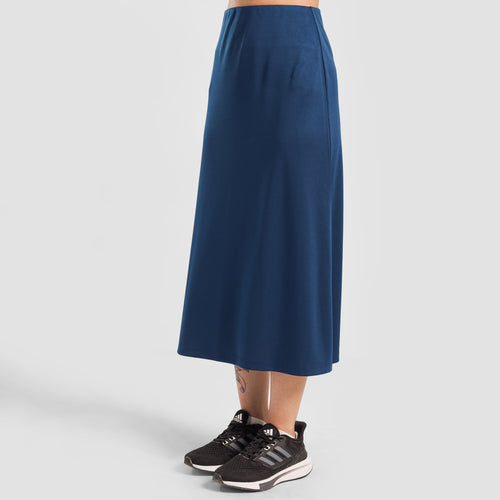 Sleek Slip Skirt (Teal)