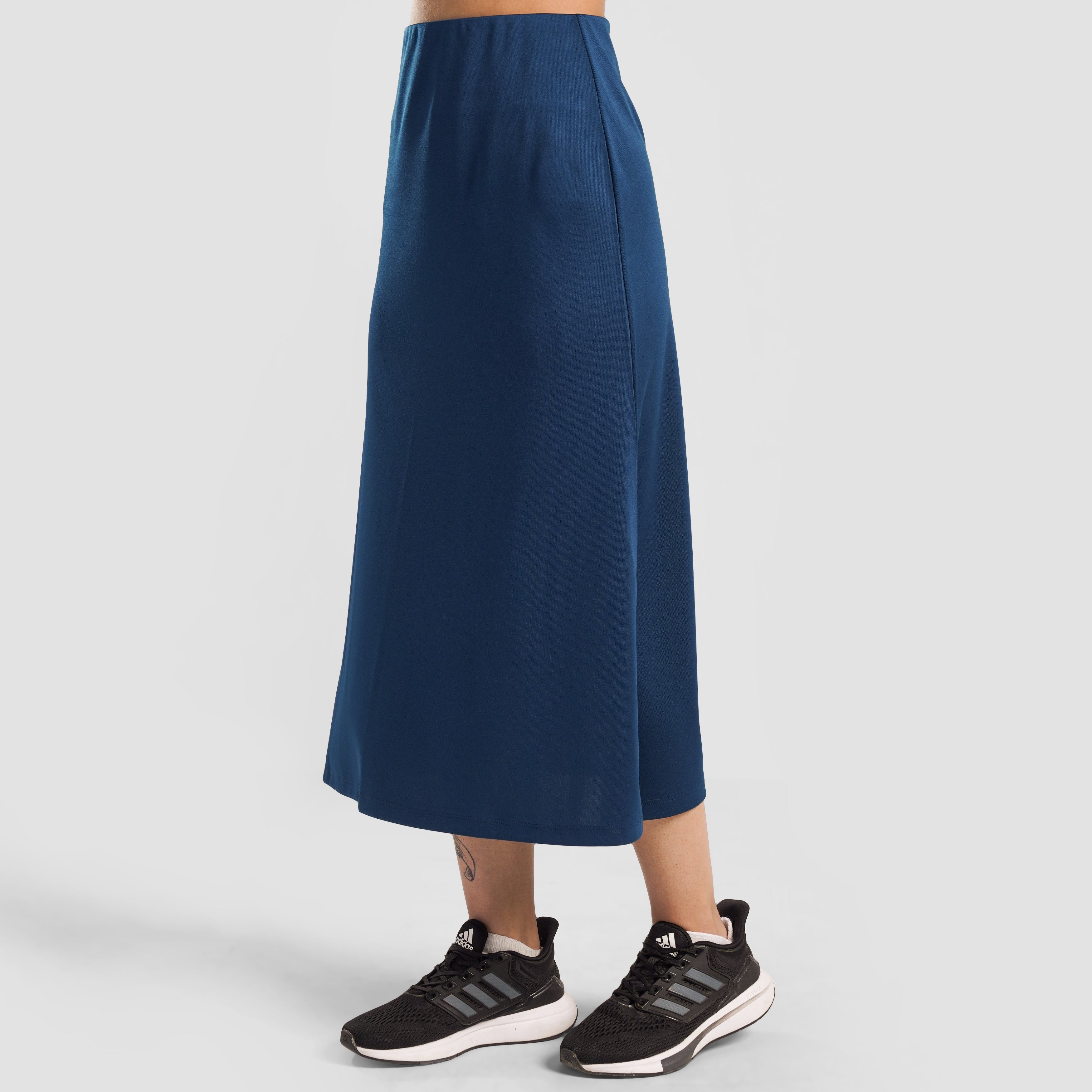 Sleek Slip Skirt (Teal)