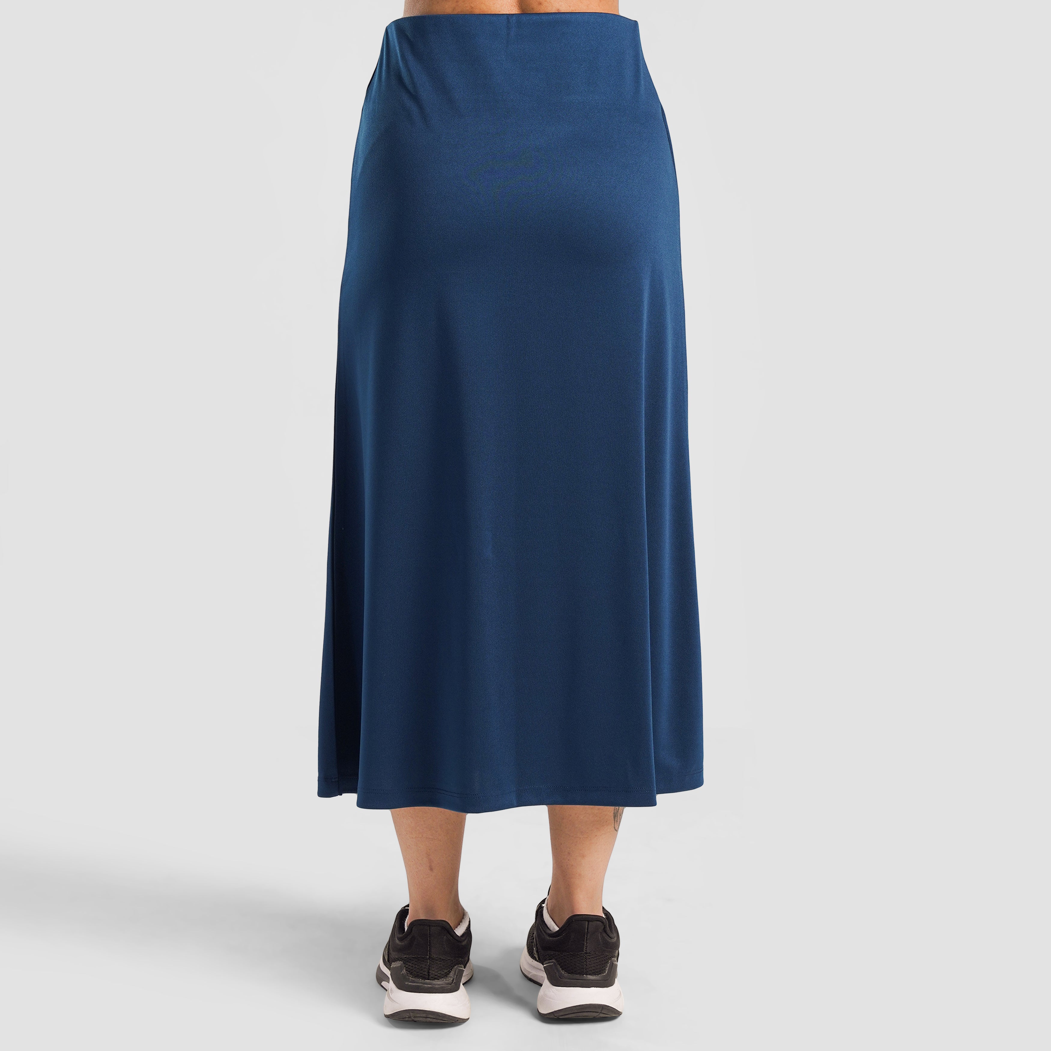 Sleek Slip Skirt (Teal)