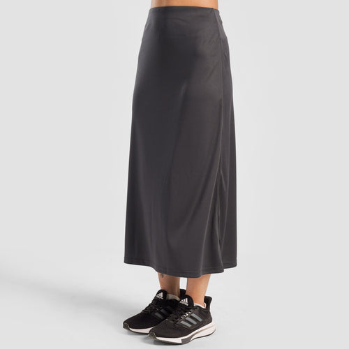 Sleek Slip Skirt (Grey)