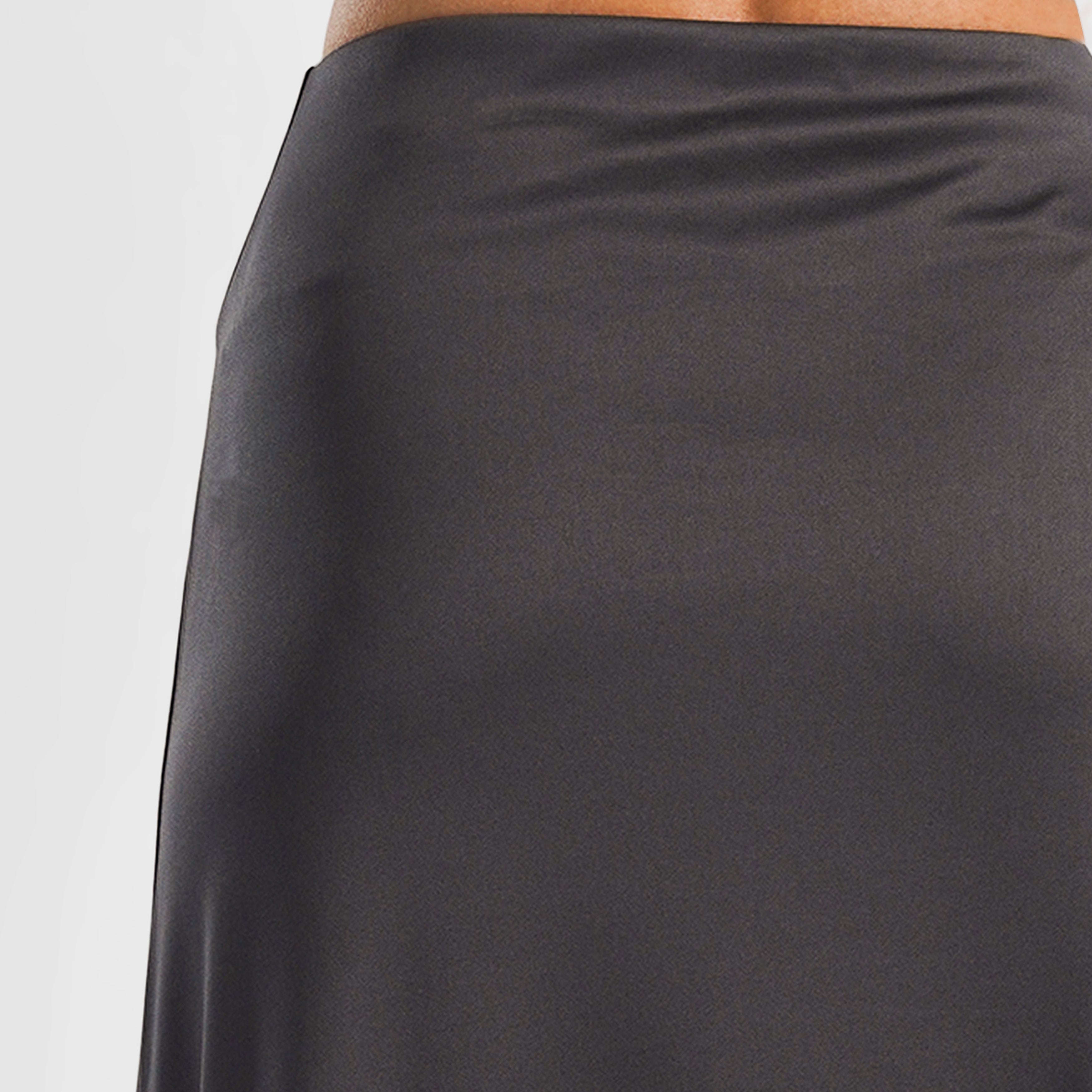 Sleek Slip Skirt (Grey)