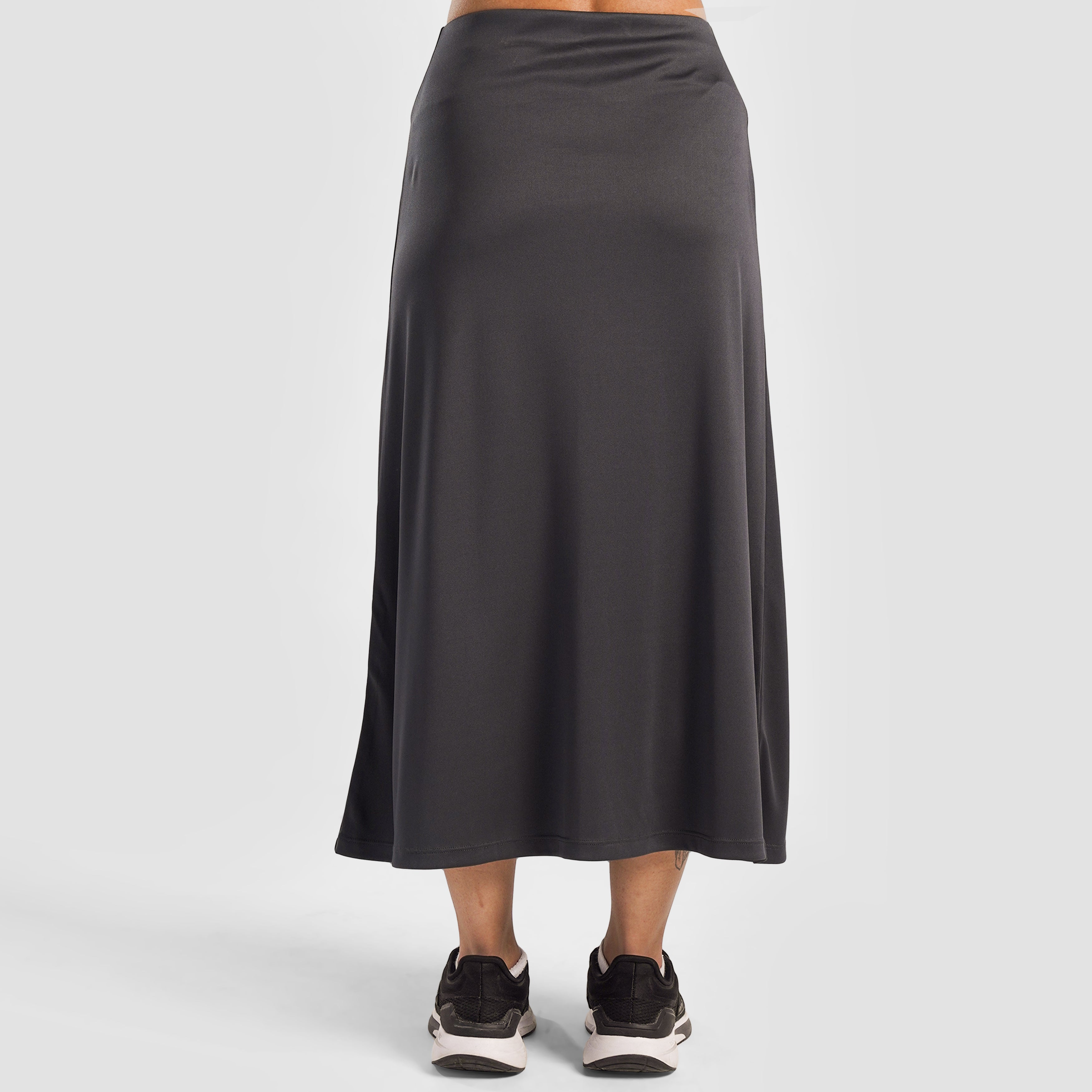 Sleek Slip Skirt (Grey)