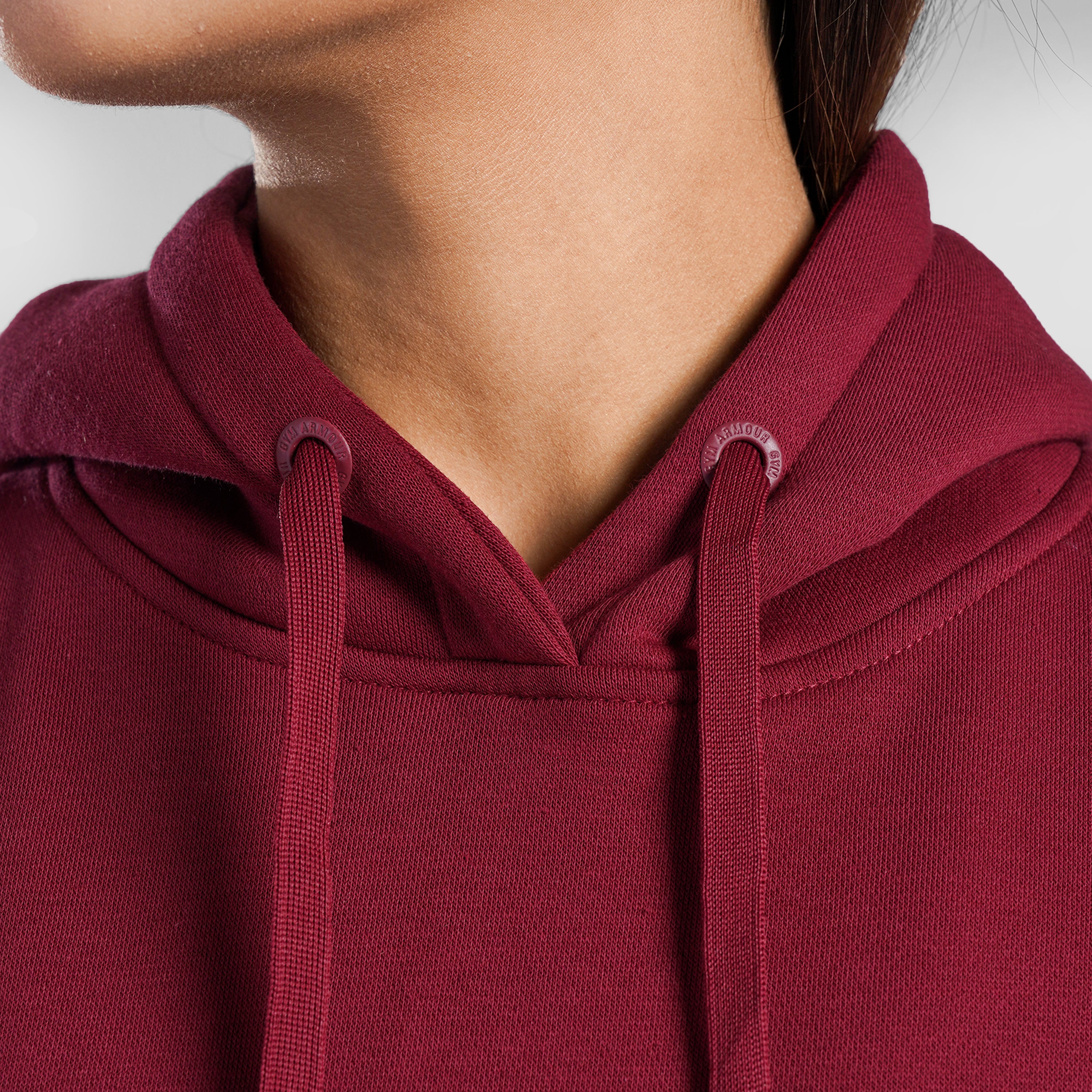 Essential Active Regular Hoodie (Maroon)