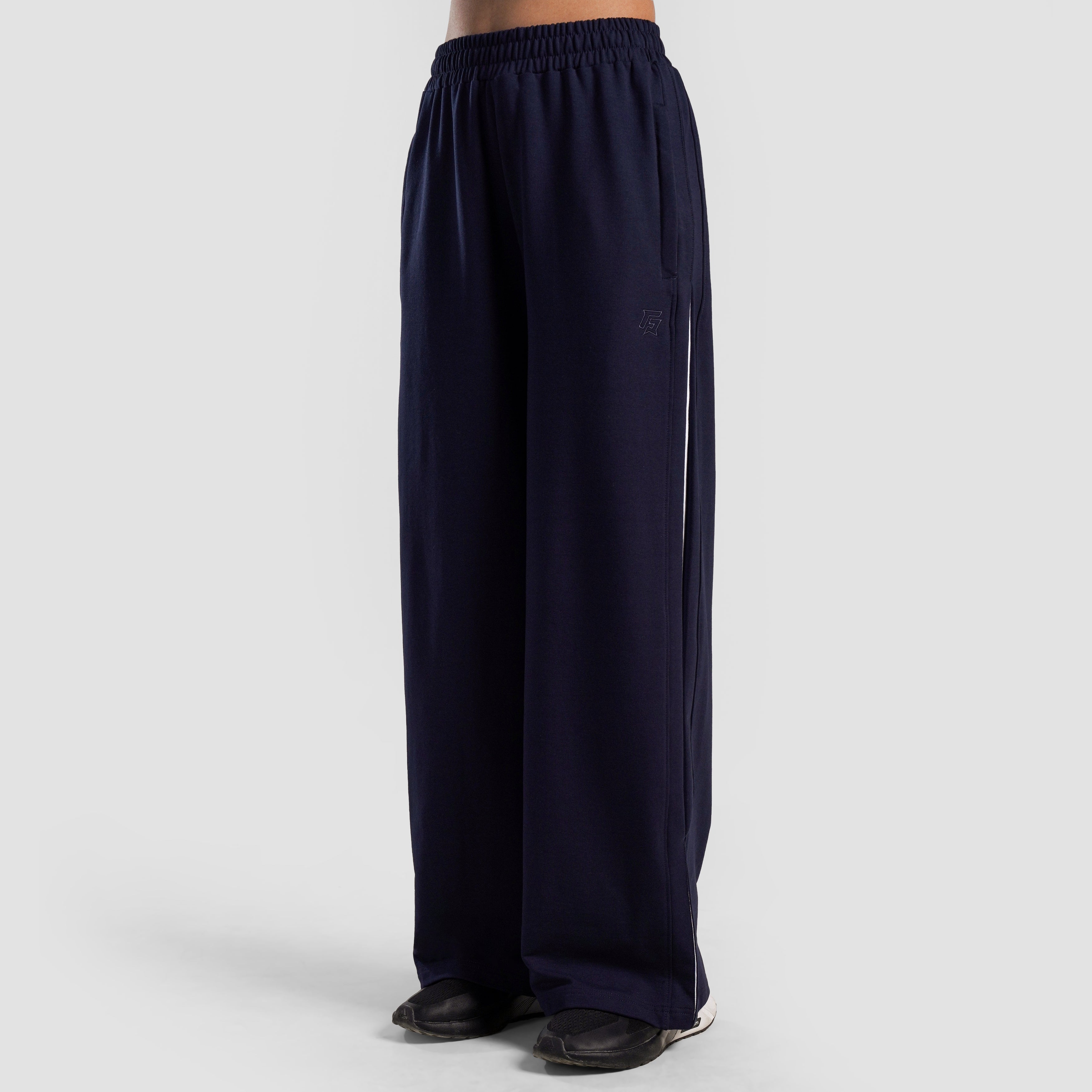 Inverse Wide Trousers (Pagent Blue)
