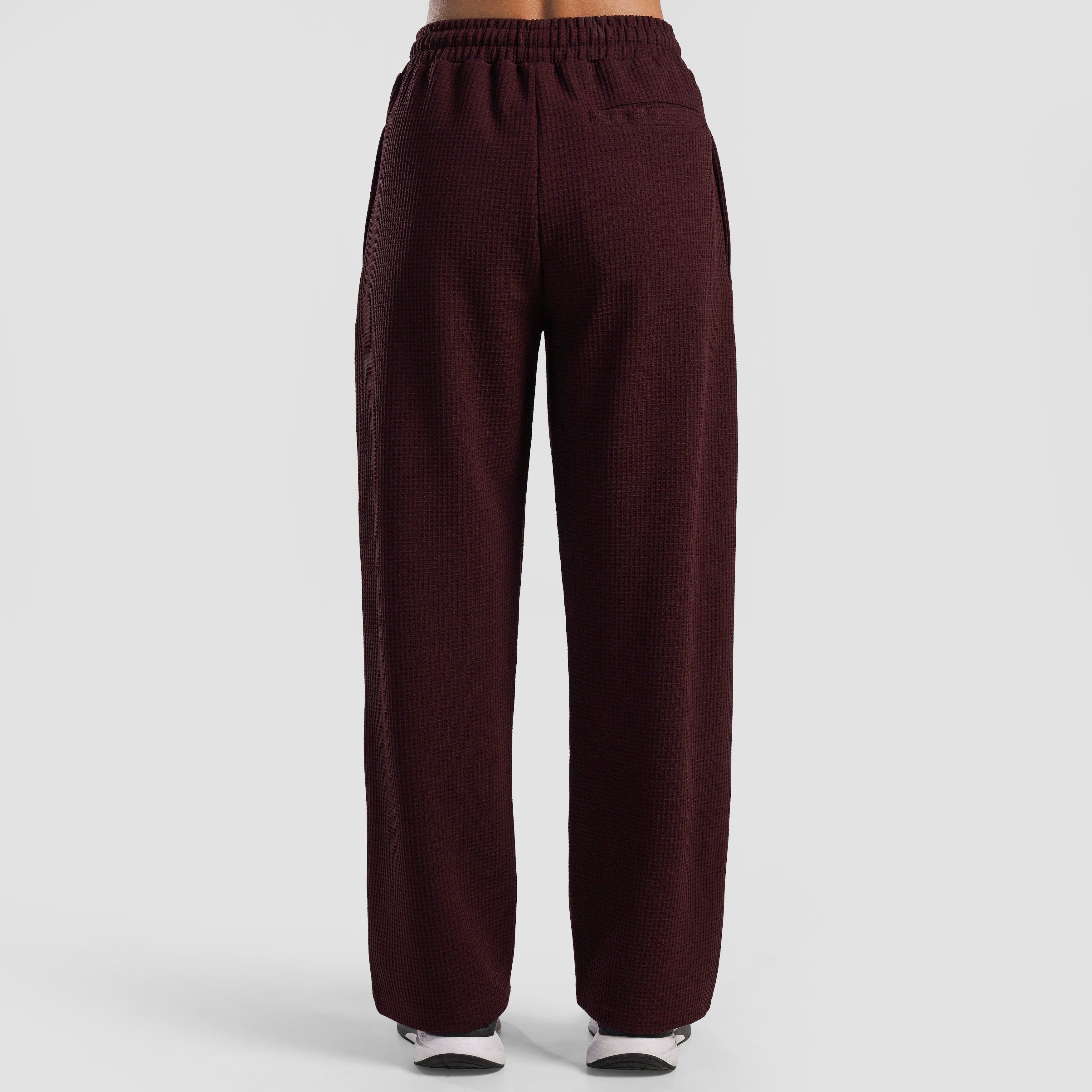 Waffle Unisex Trousers (Maroon)