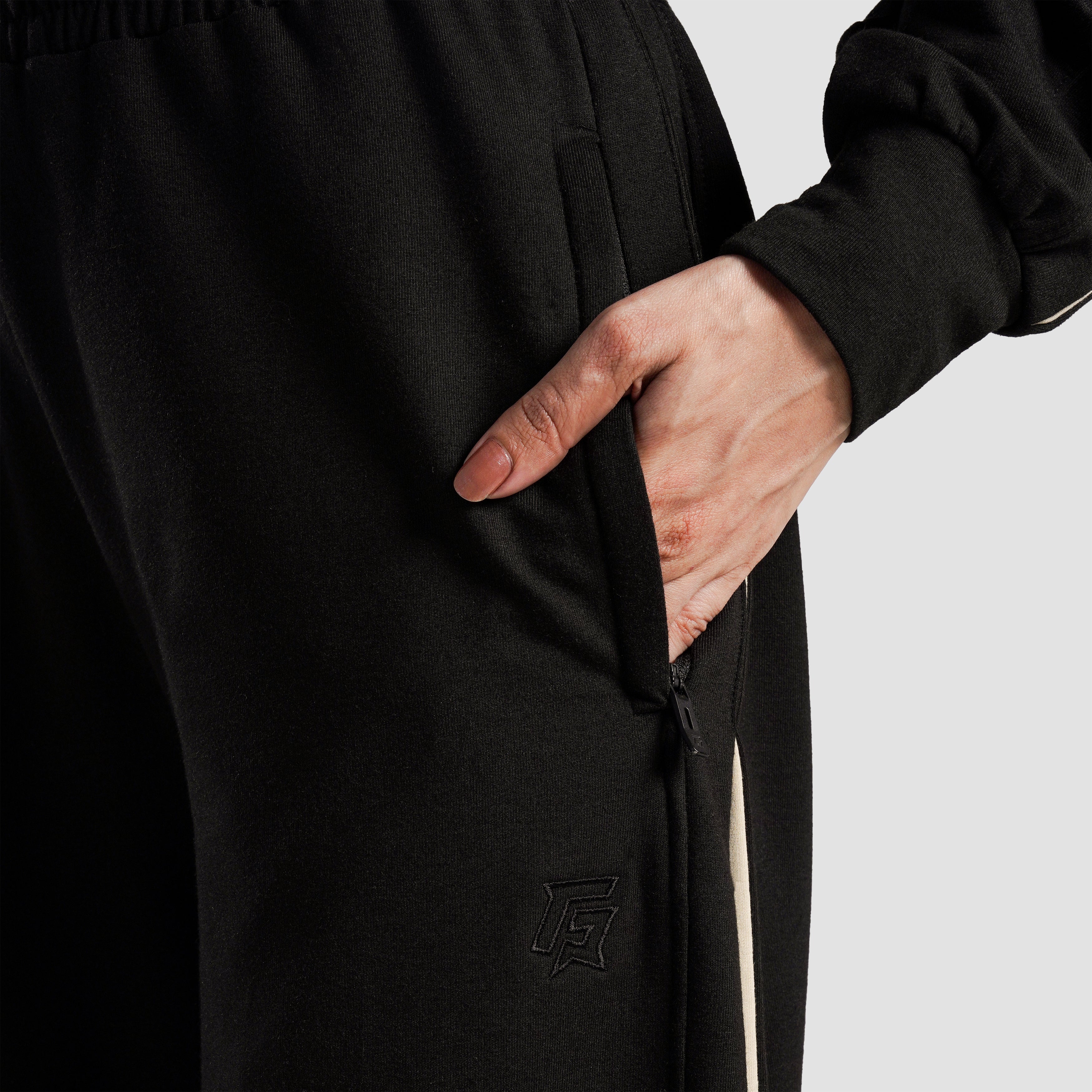 Inverse Wide Trousers (Black)