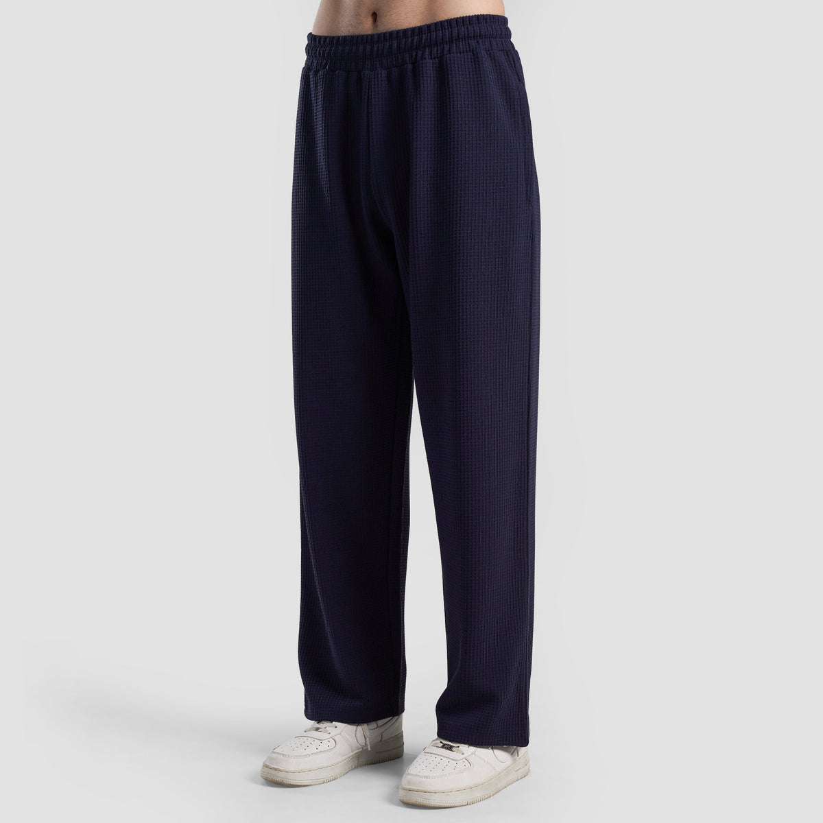 Waffle Unisex Trousers (Navy)