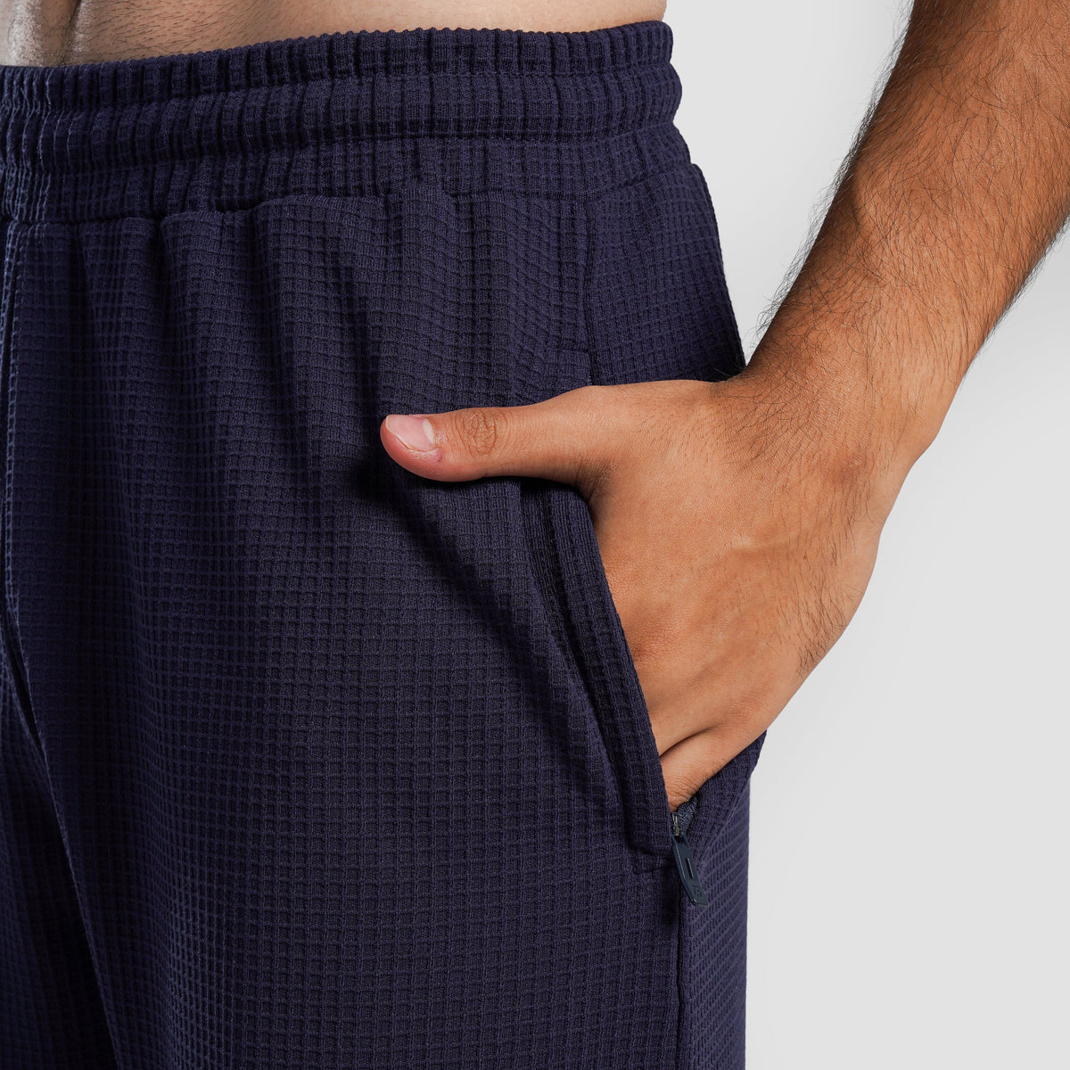 Waffle Unisex Trousers (Navy)