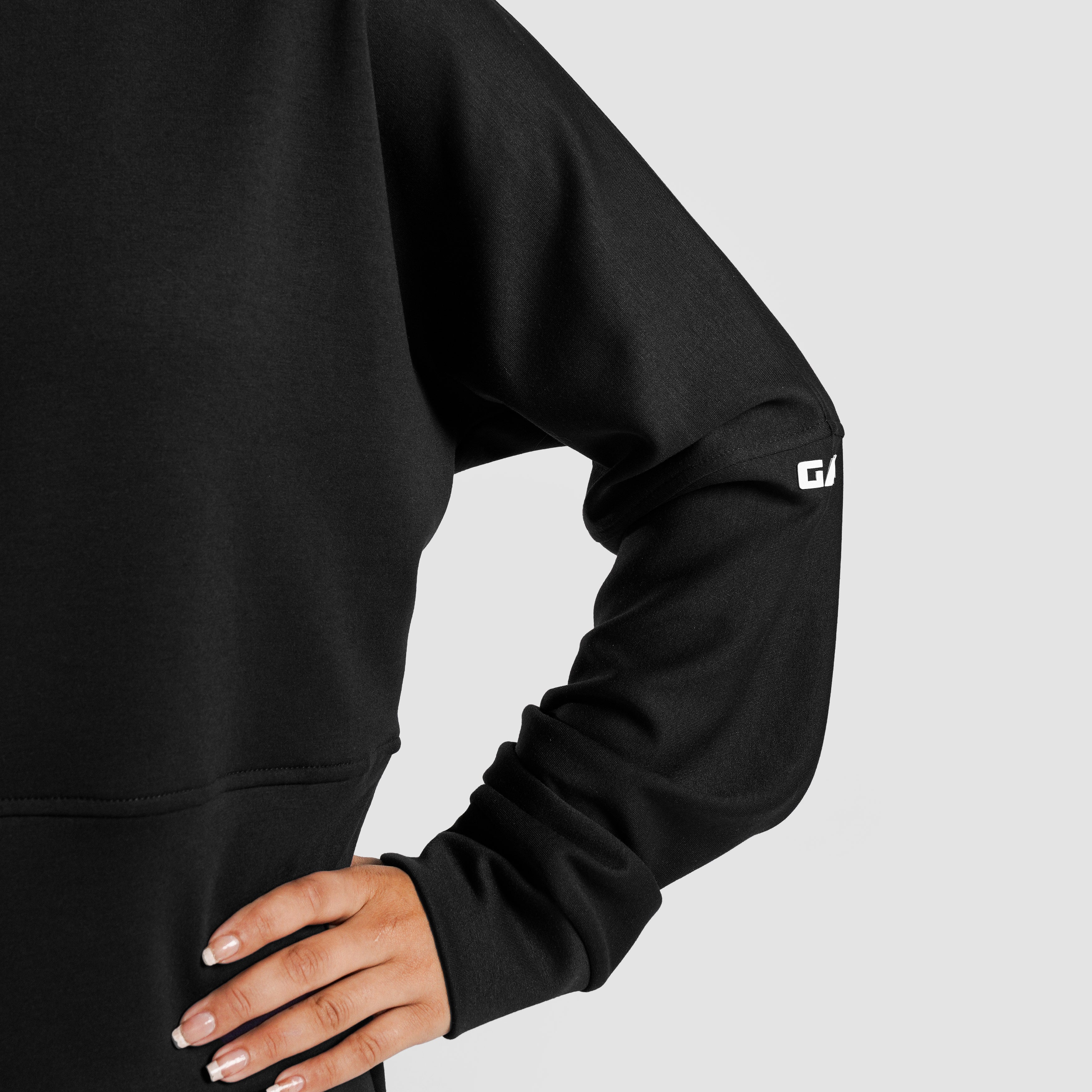 Monocrop SweatShirt (Black)