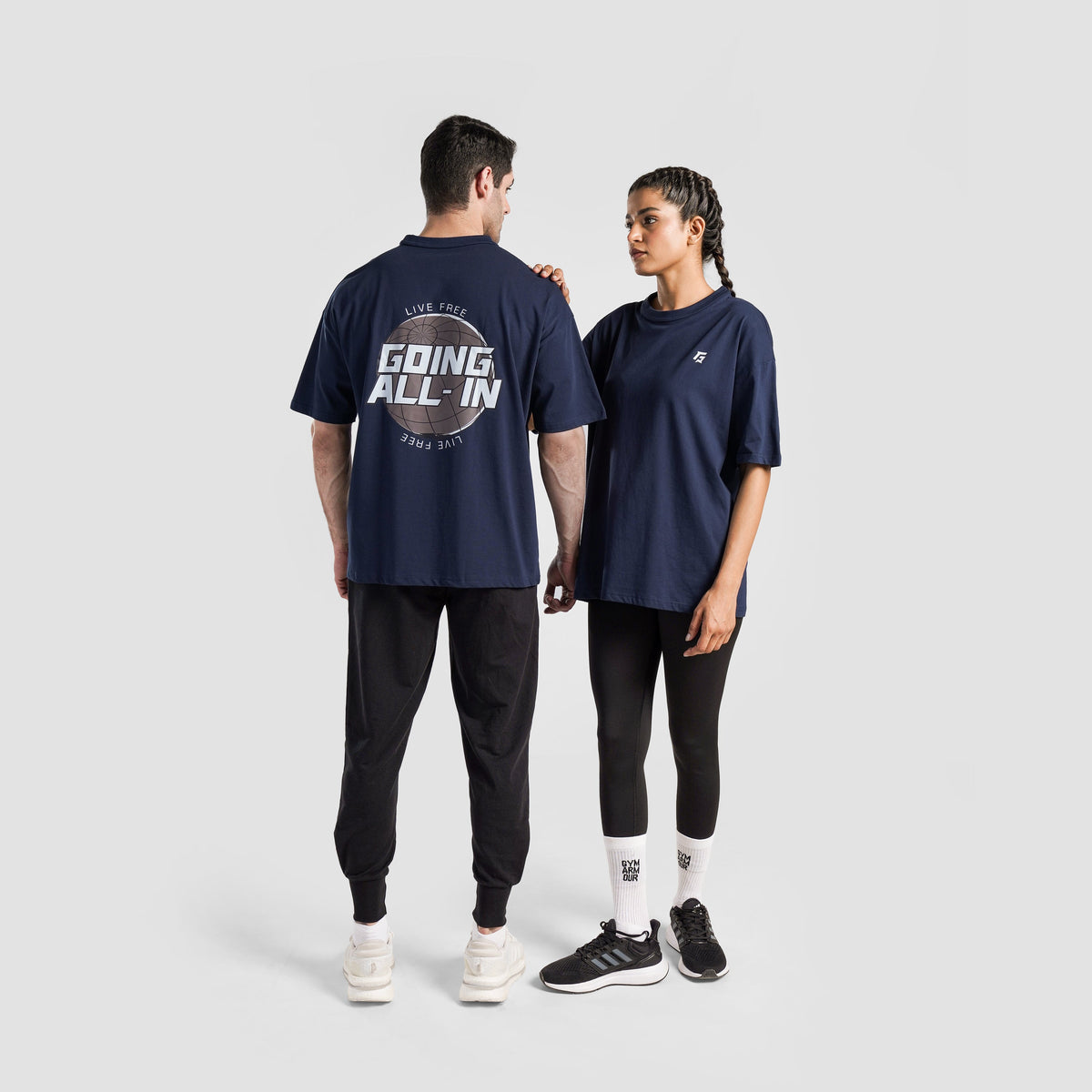 unisex gym wear sportswear fitness training outfit front view Unisex Gym Wear GymArmour Pakistan