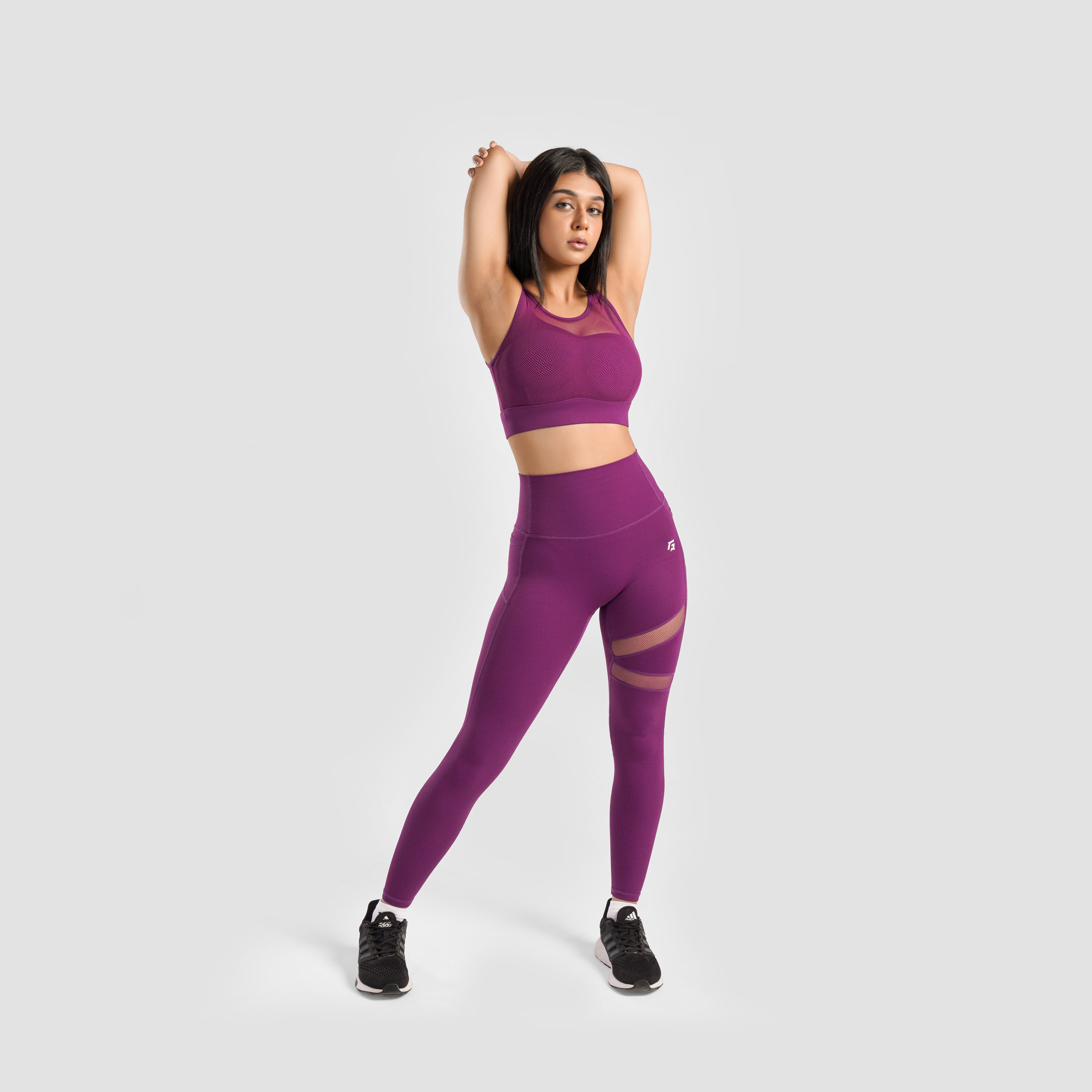 Empower Sports Bra (Dark Pink)