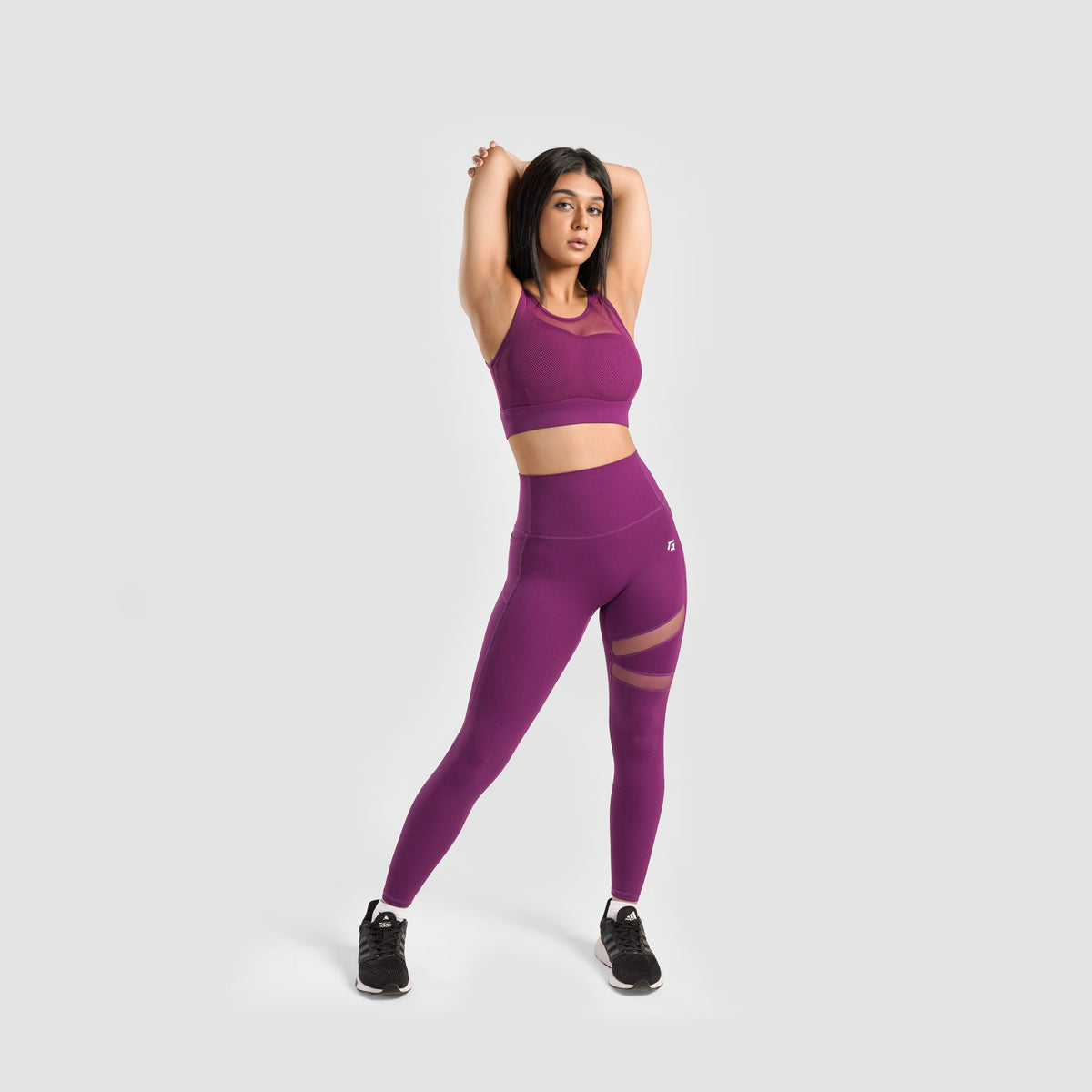Empower Sports Bra (Dark Pink)