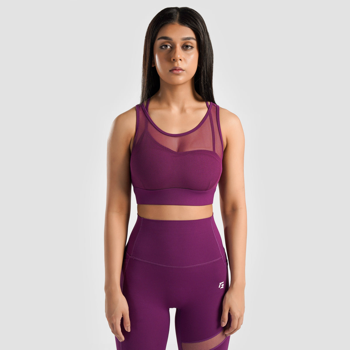 Empower Sports Bra (Dark Pink)