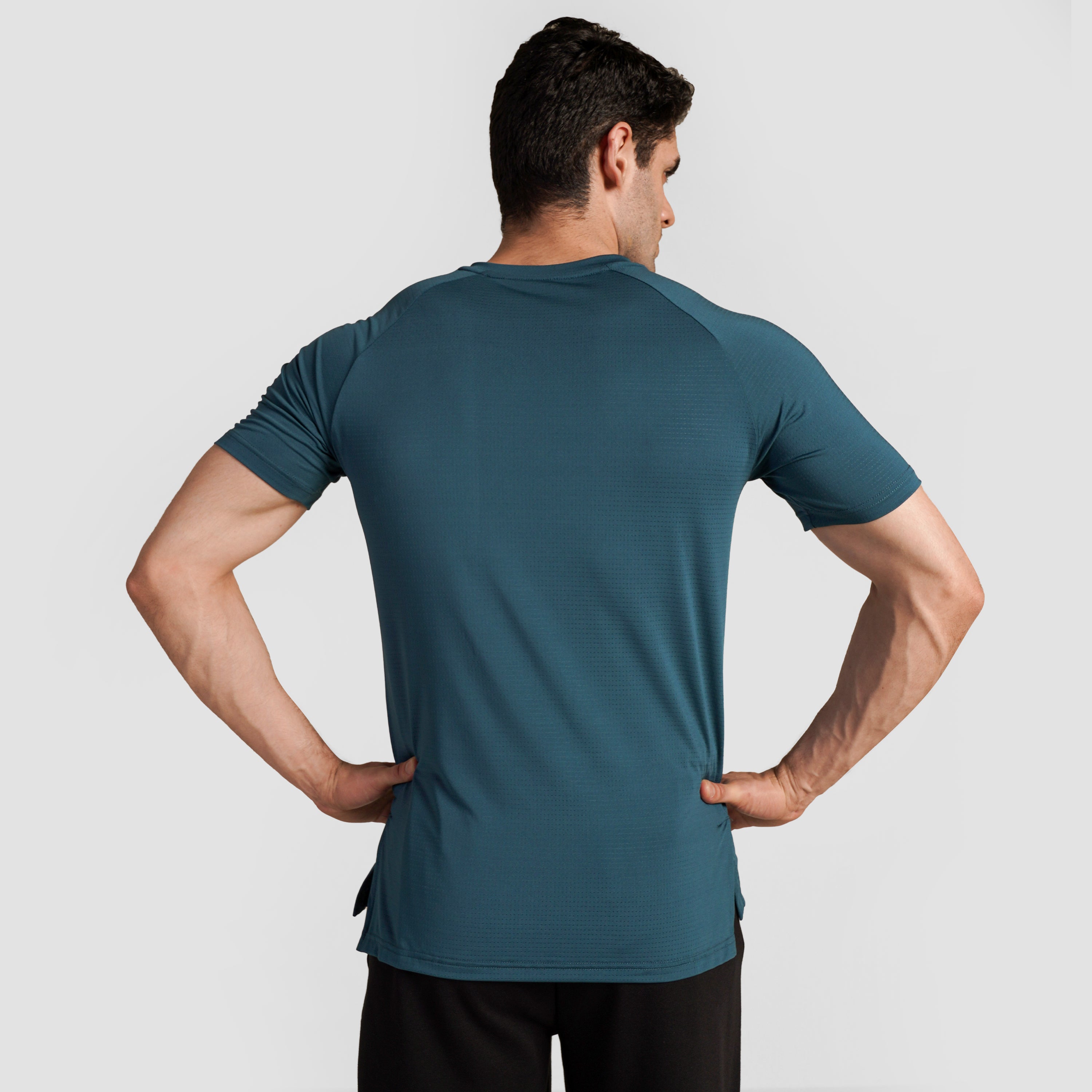 Mesh Motion Tee (Teal)