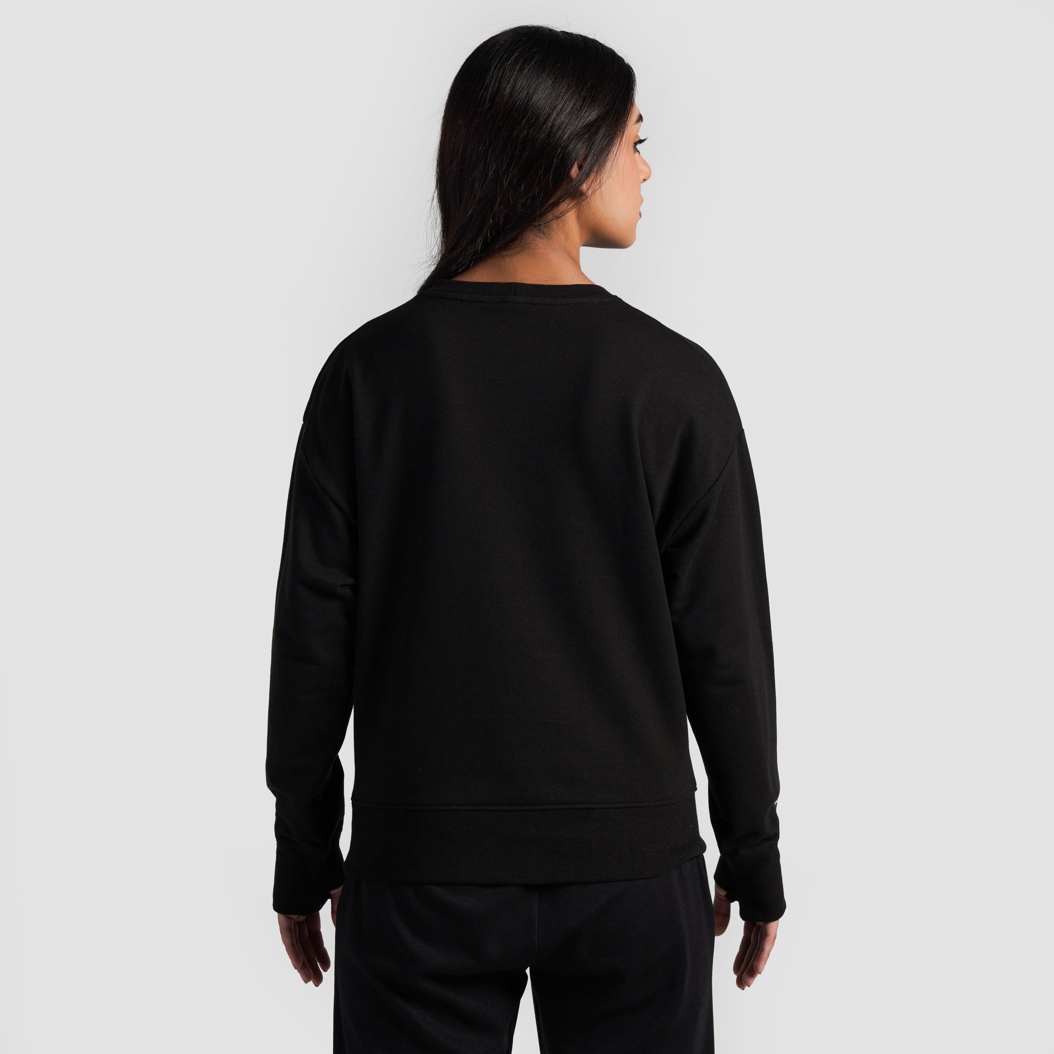 Elevate Core SweatShirt (Black)