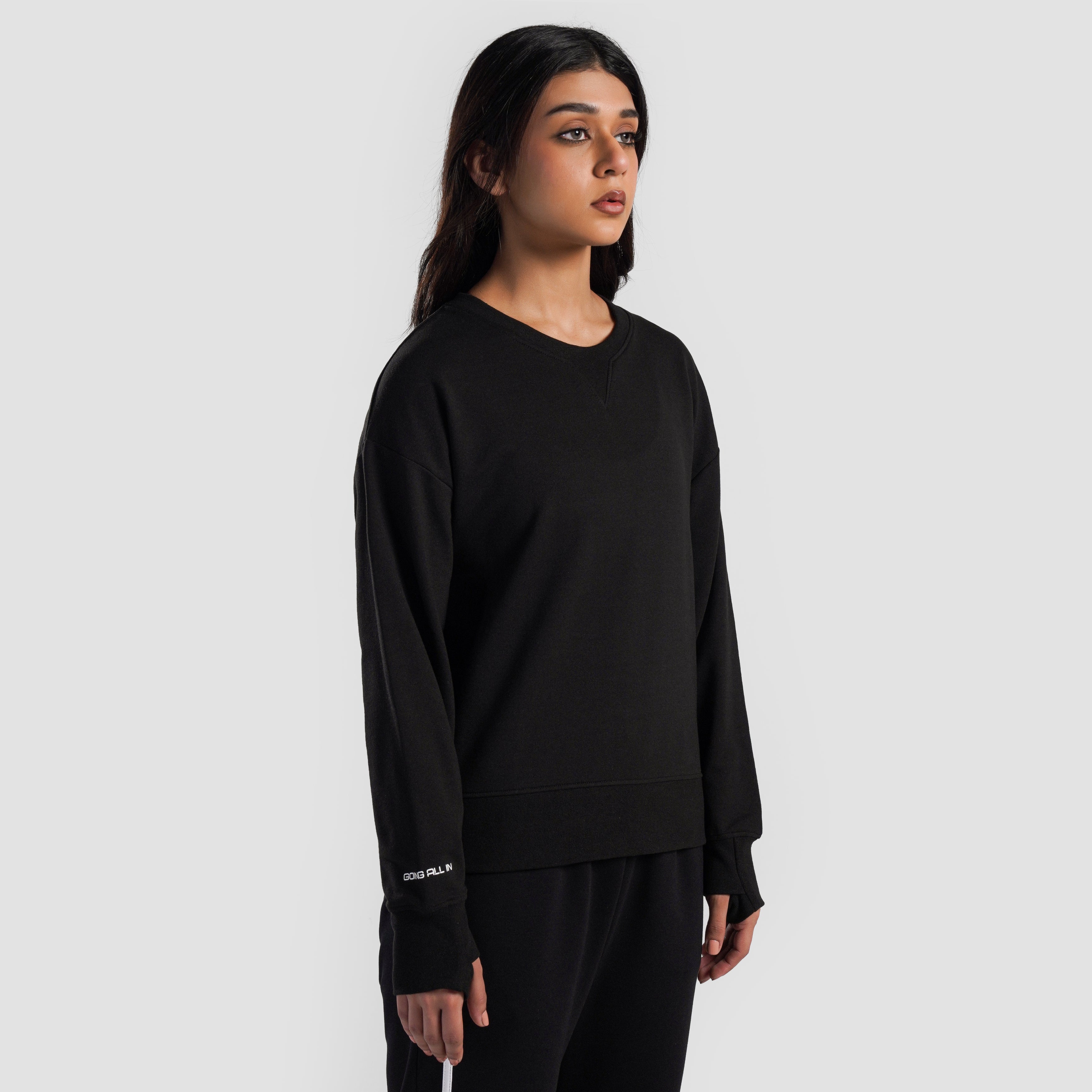 Elevate Core SweatShirt (Black)