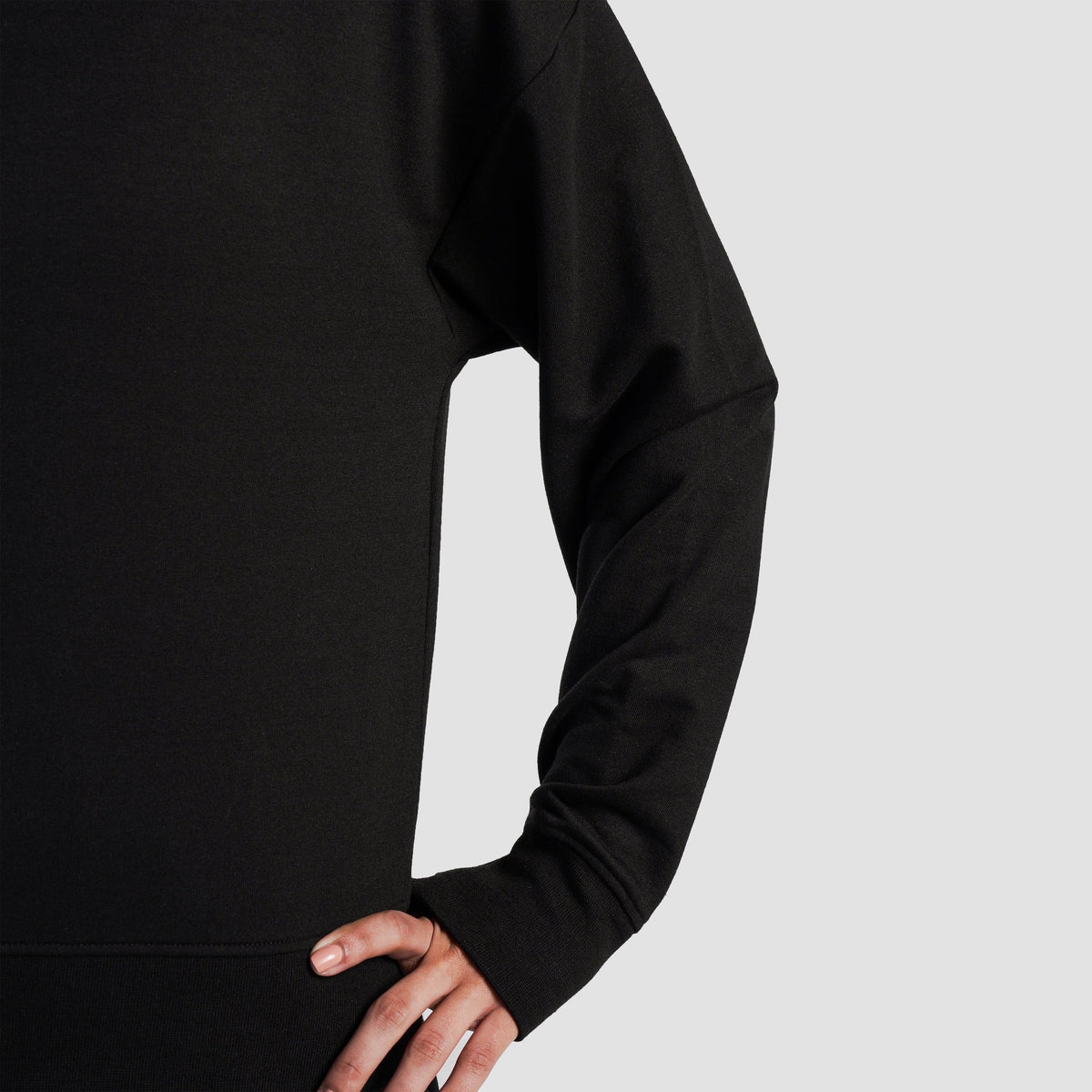 Elevate Core SweatShirt (Black)