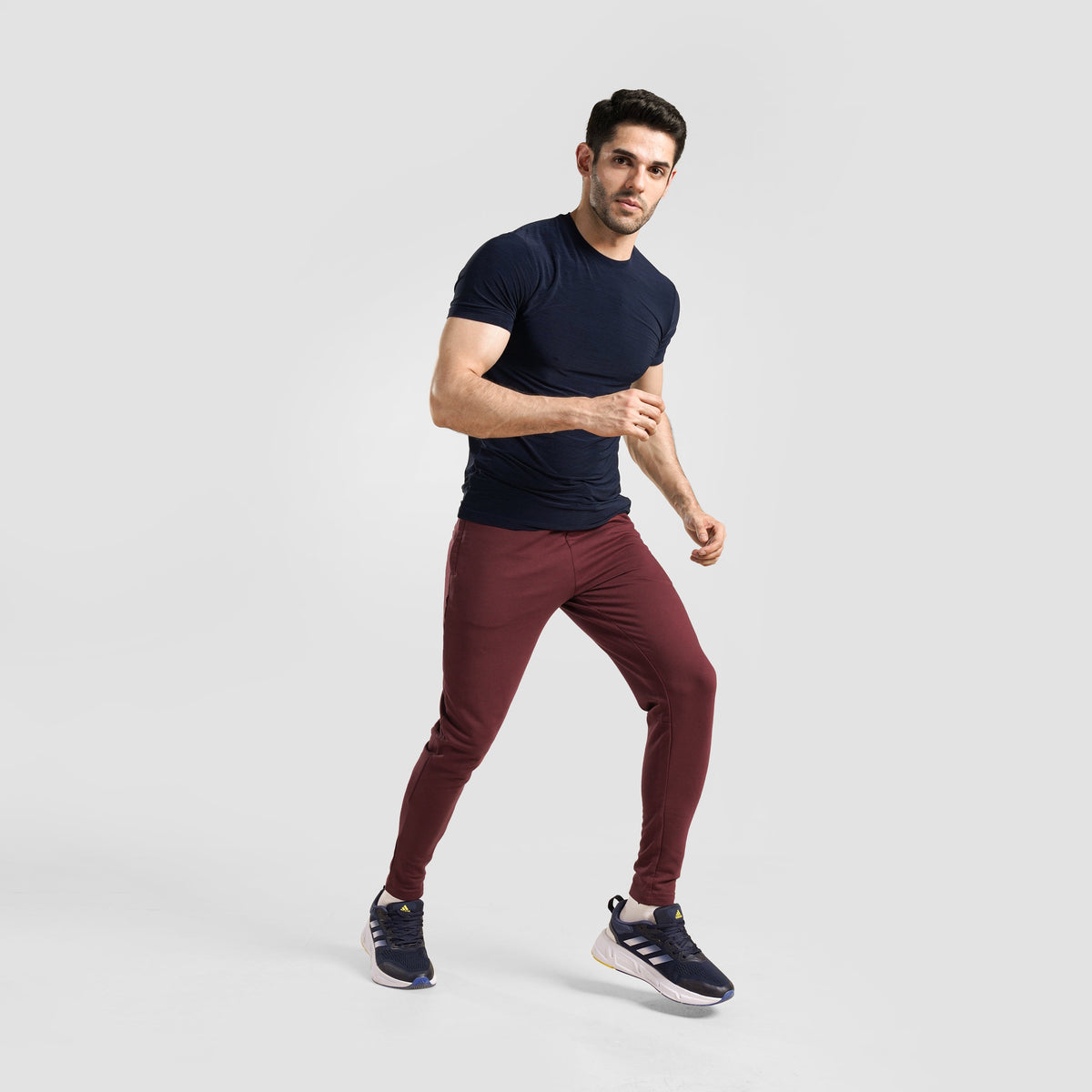 men gym trousers workout pants breathable fitness training bottoms fabric detail Men Gym Trousers GymArmour Pakistan