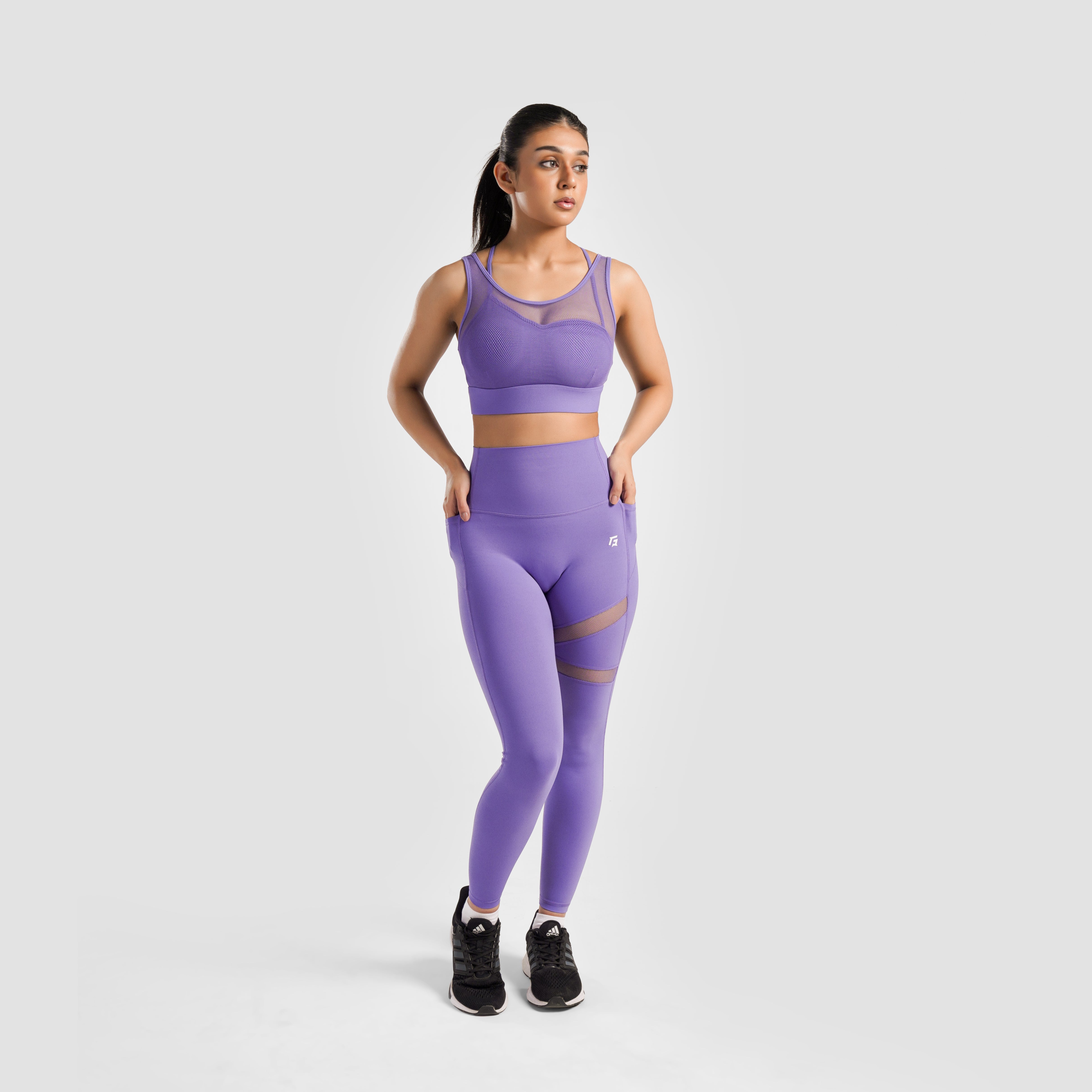 Empower Sports Bra (Purple)