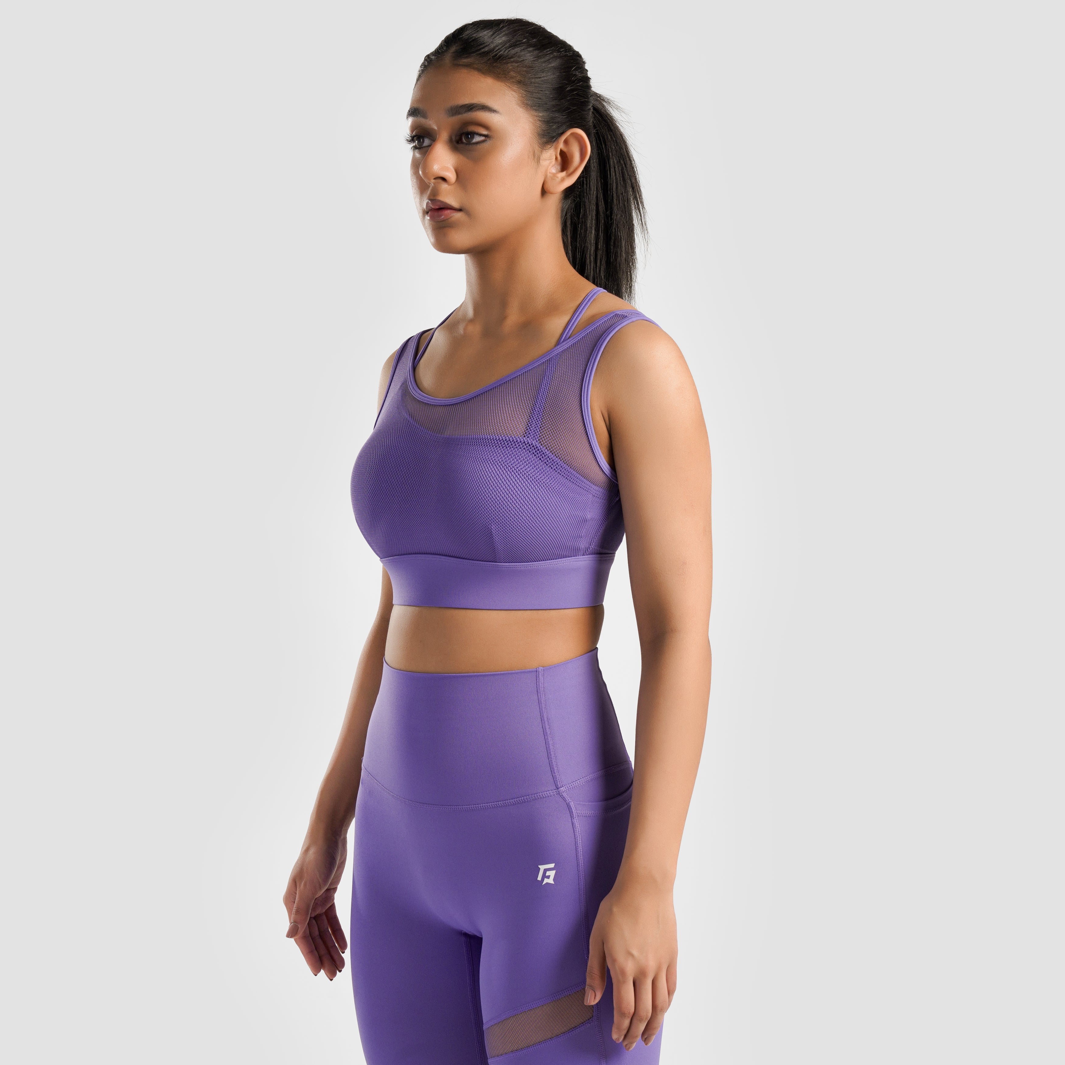 Empower Sports Bra (Purple)