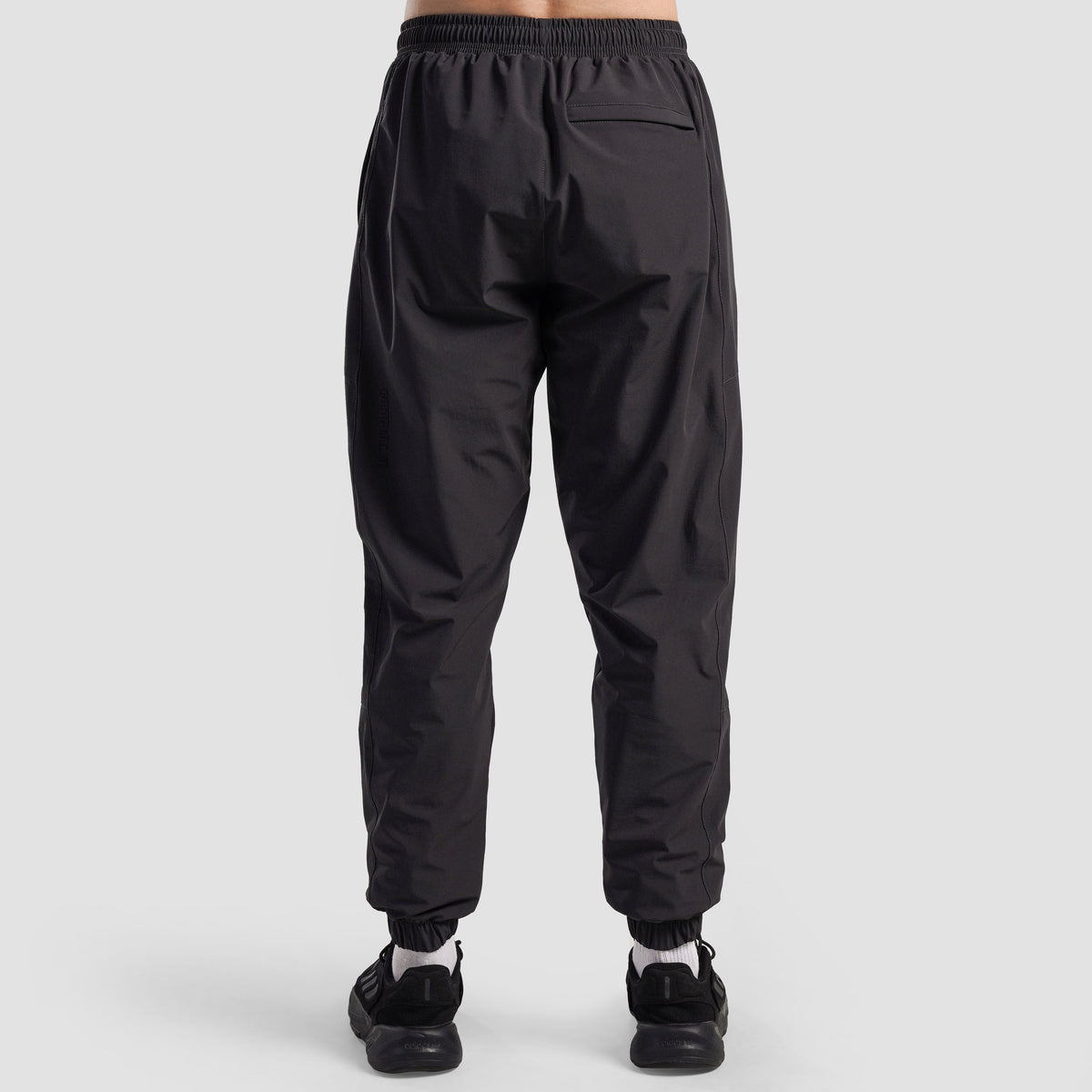 Side angle of Charcoal Trackline Joggers for men