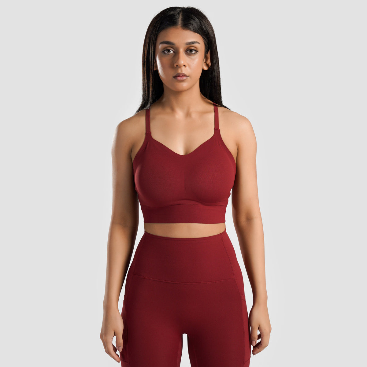 Radient Sports Bra (Red)