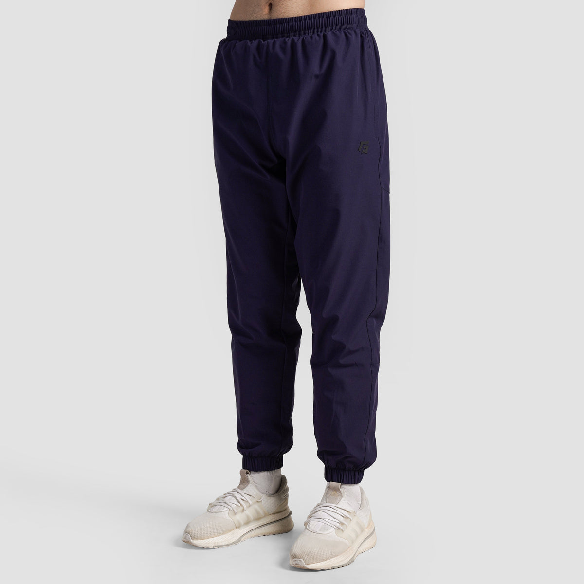 Navy Trackline Joggers for men front view