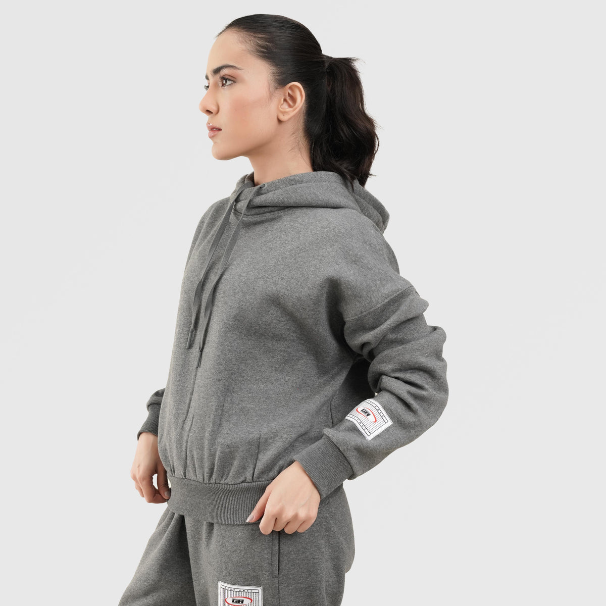 women gym jacket zip up workout sportswear side view Women Gym Jacket Gym Armour Pakistan