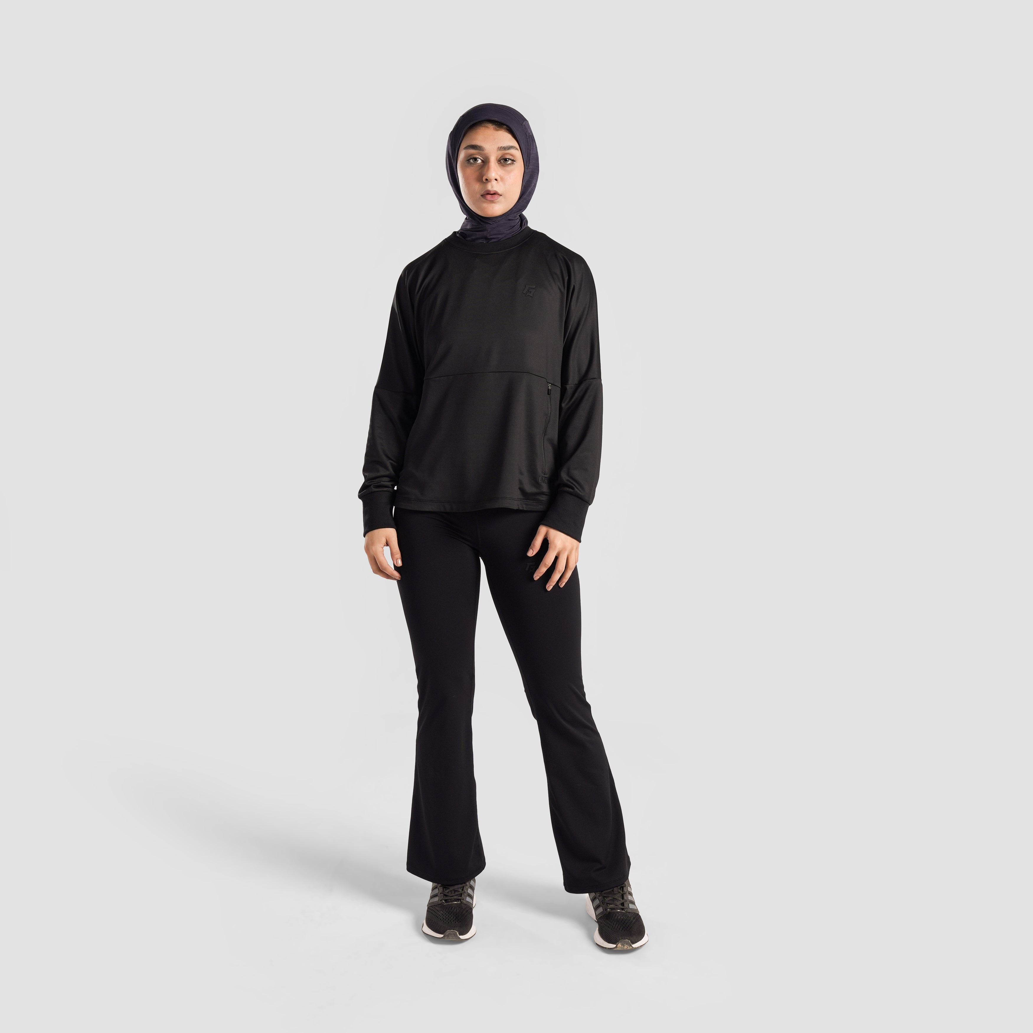 Motion Flow Long Top (Black)