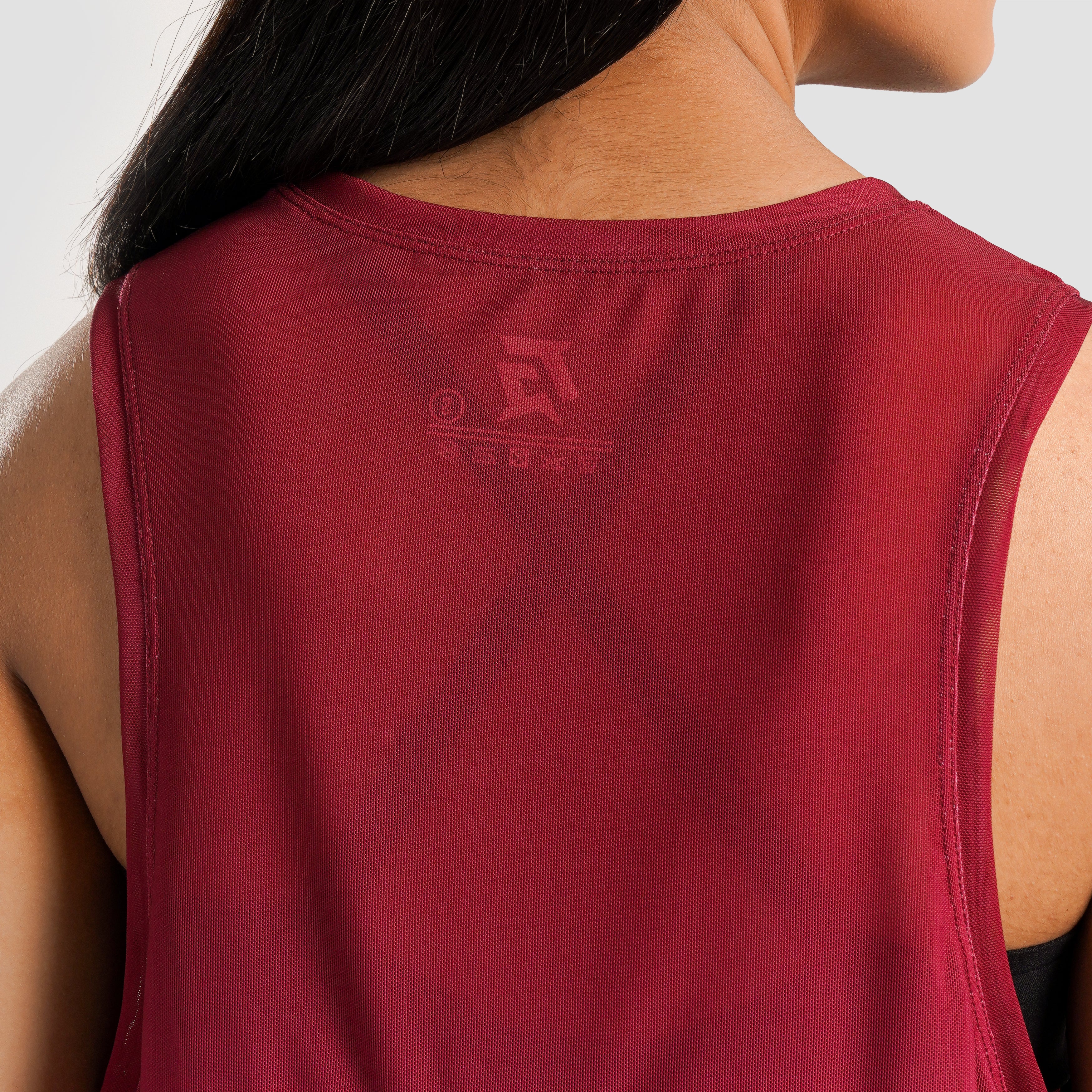 Vital Mesh Cover Up Top (Red)