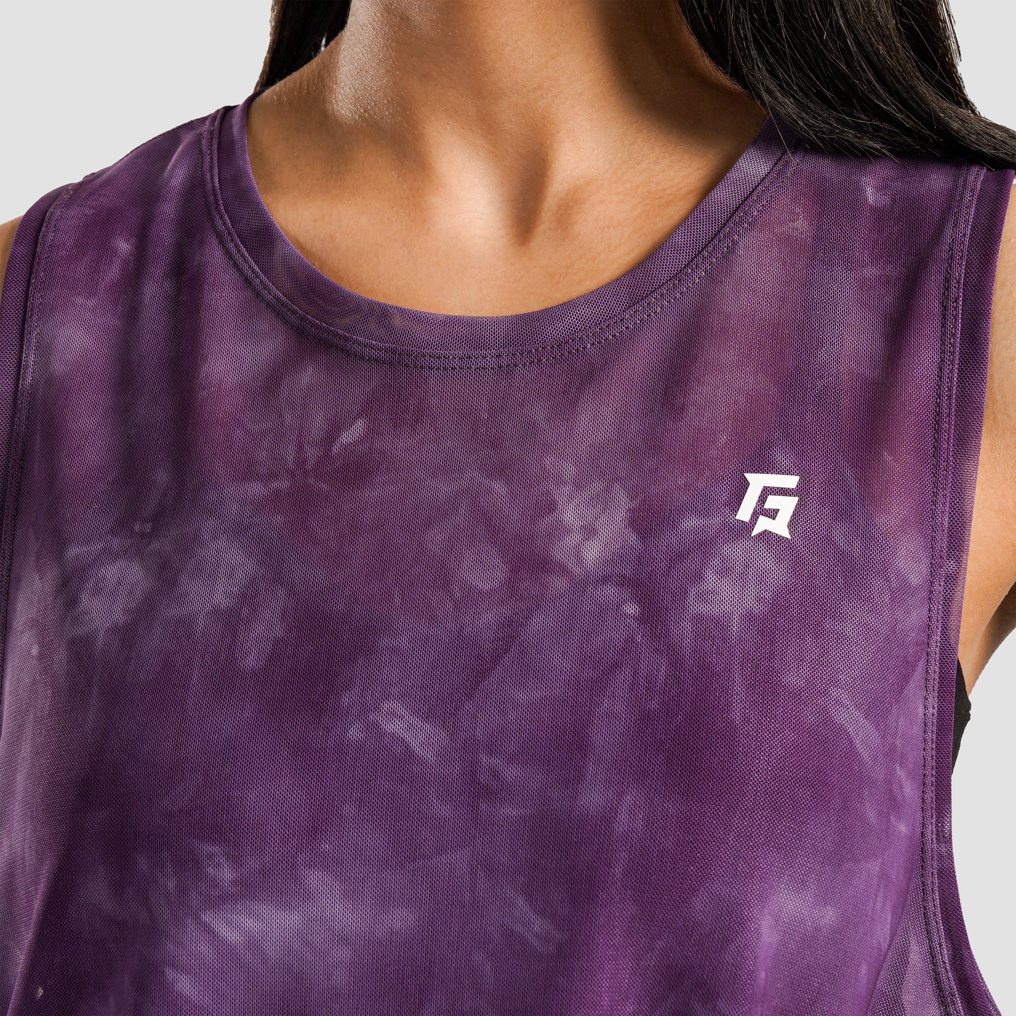 Vital Mesh Cover Up Top (Purple)