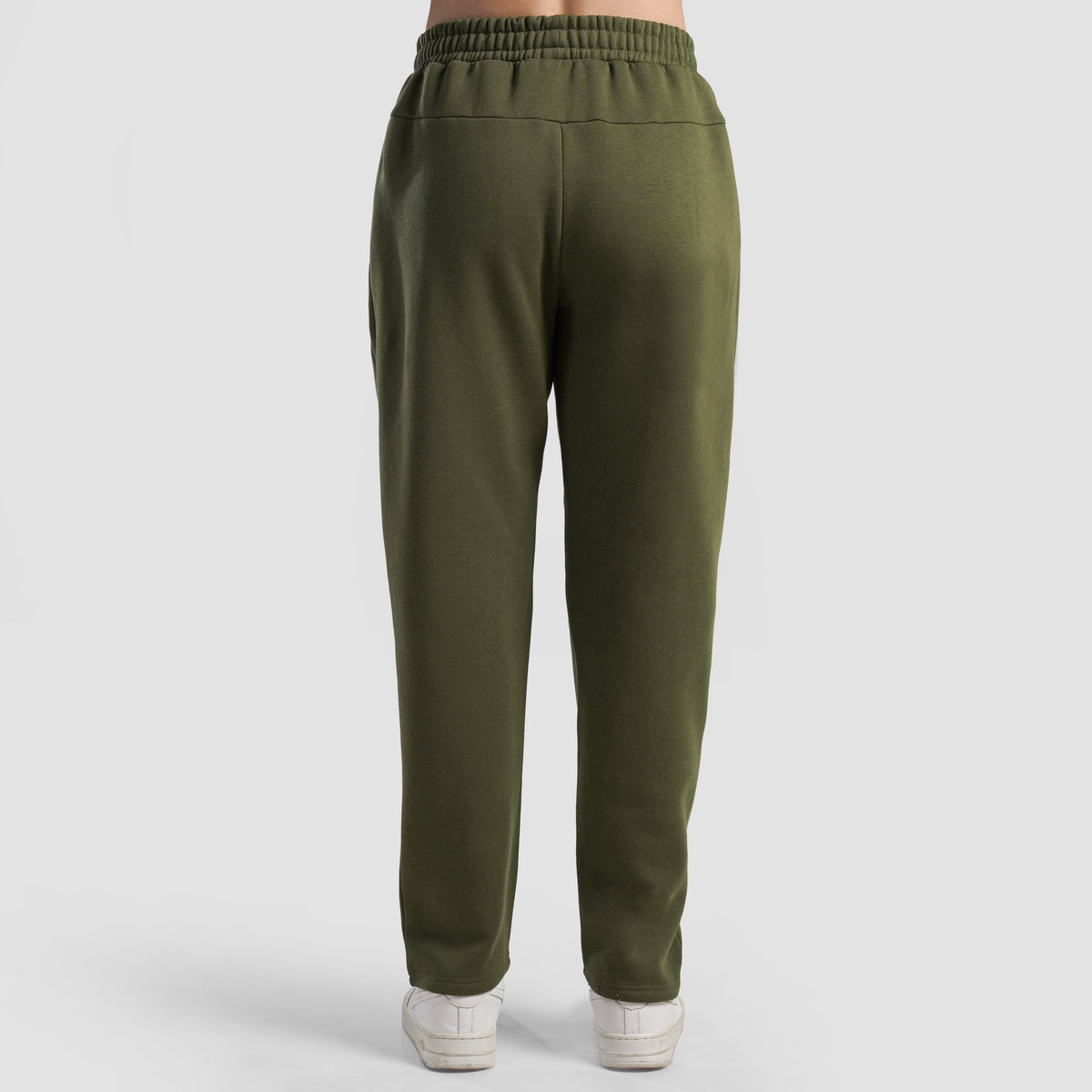 Side angle of Olive Axis Strike Trouser for men