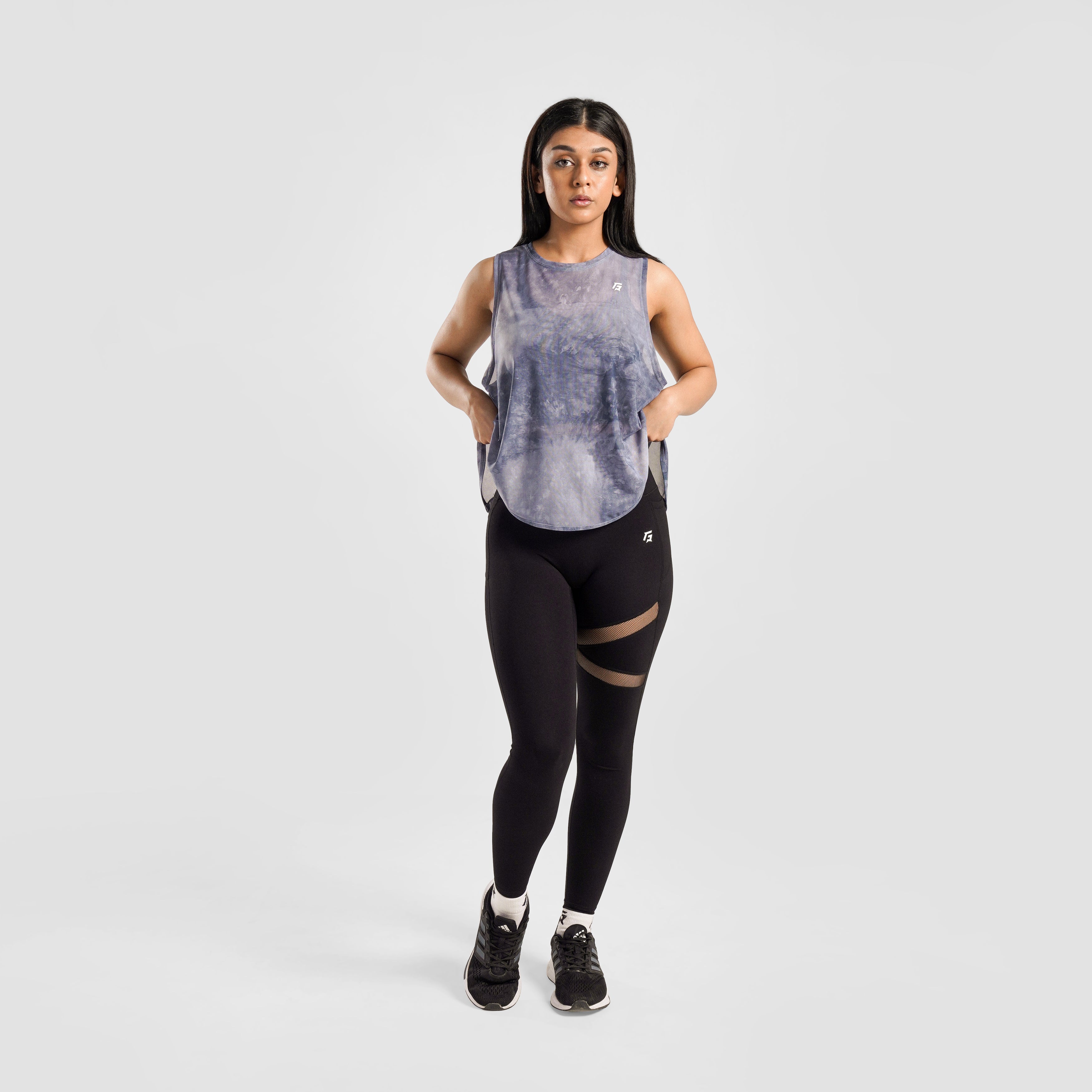 Vital Mesh Cover Up Top (Blue)