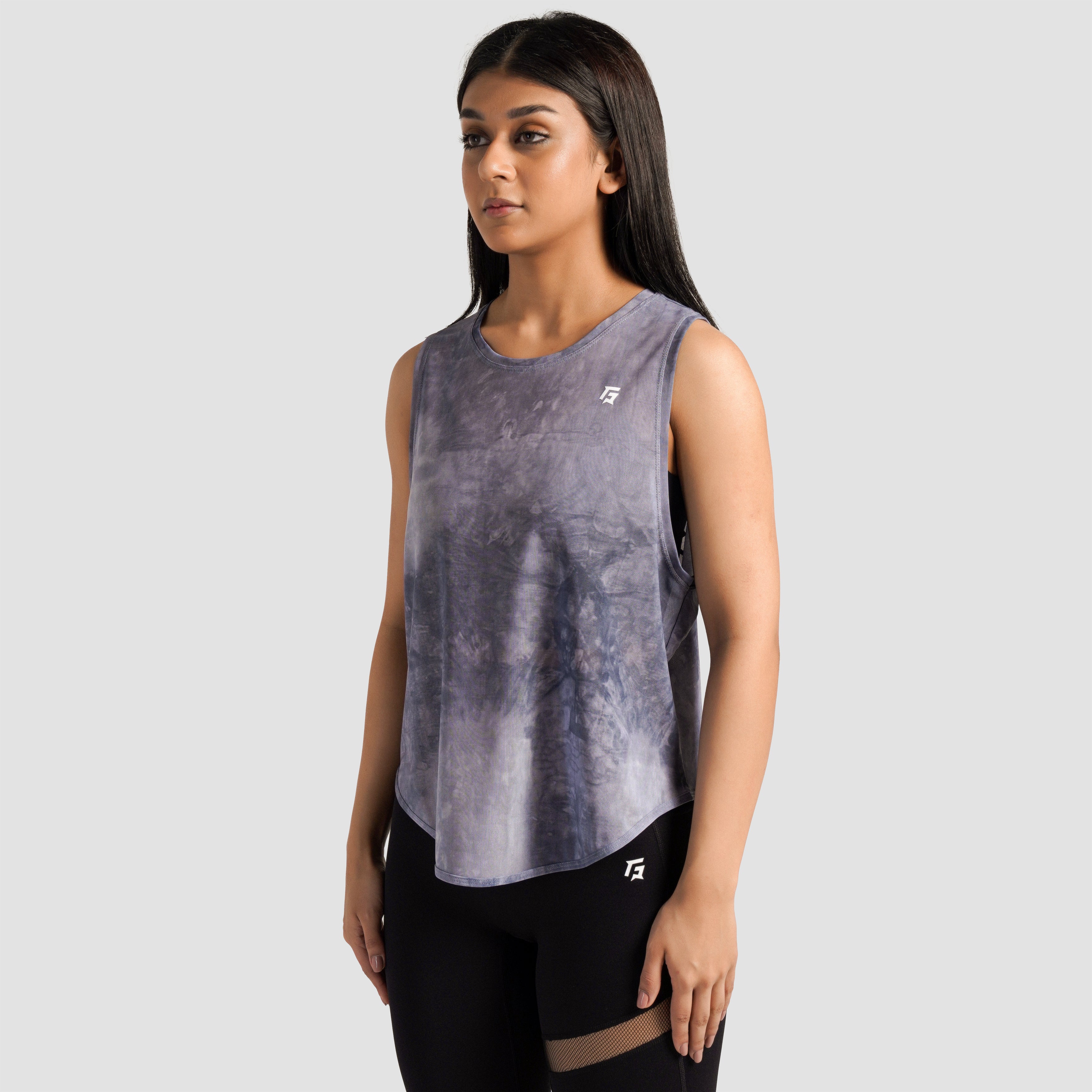 Vital Mesh Cover Up Top (Blue)