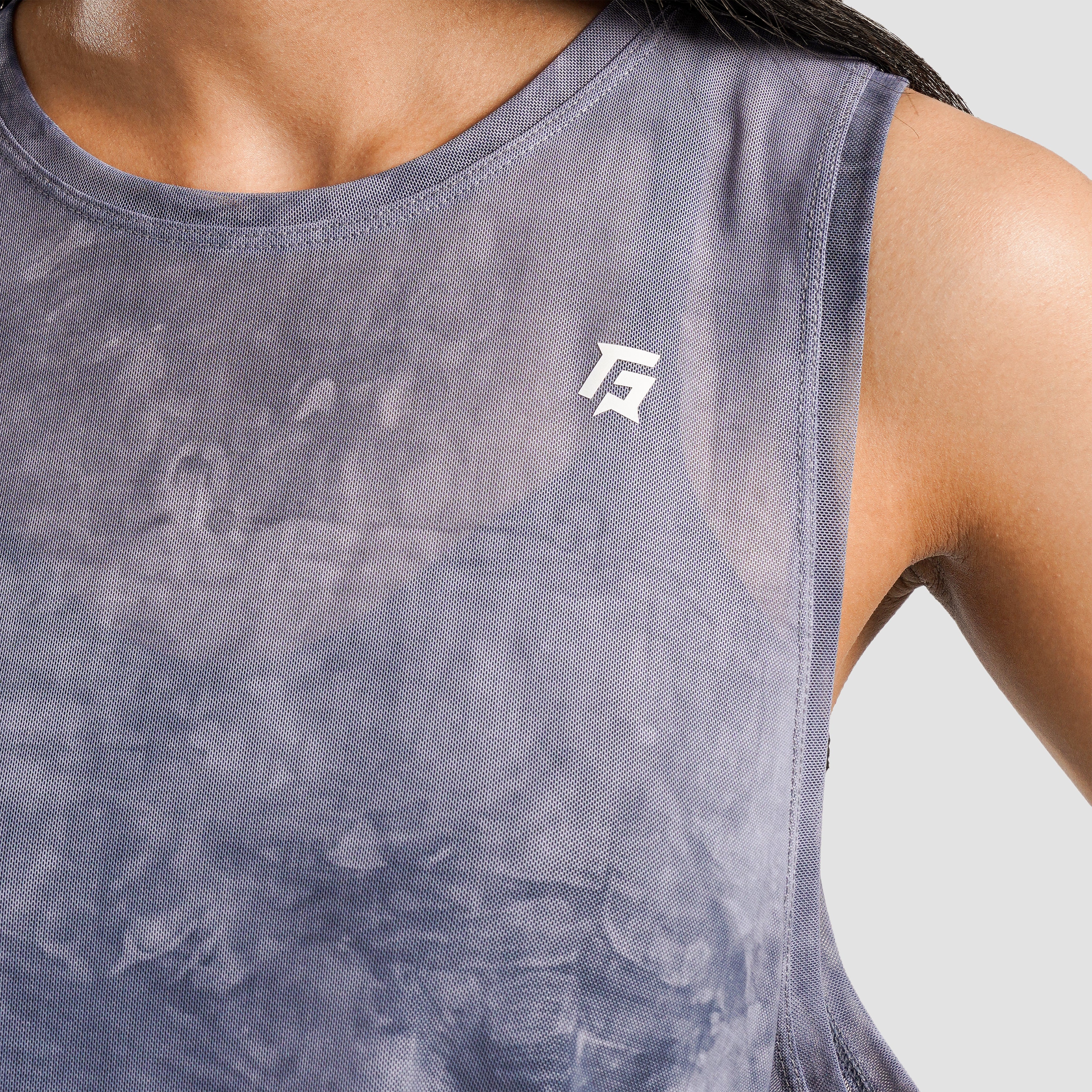 Vital Mesh Cover Up Top (Blue)