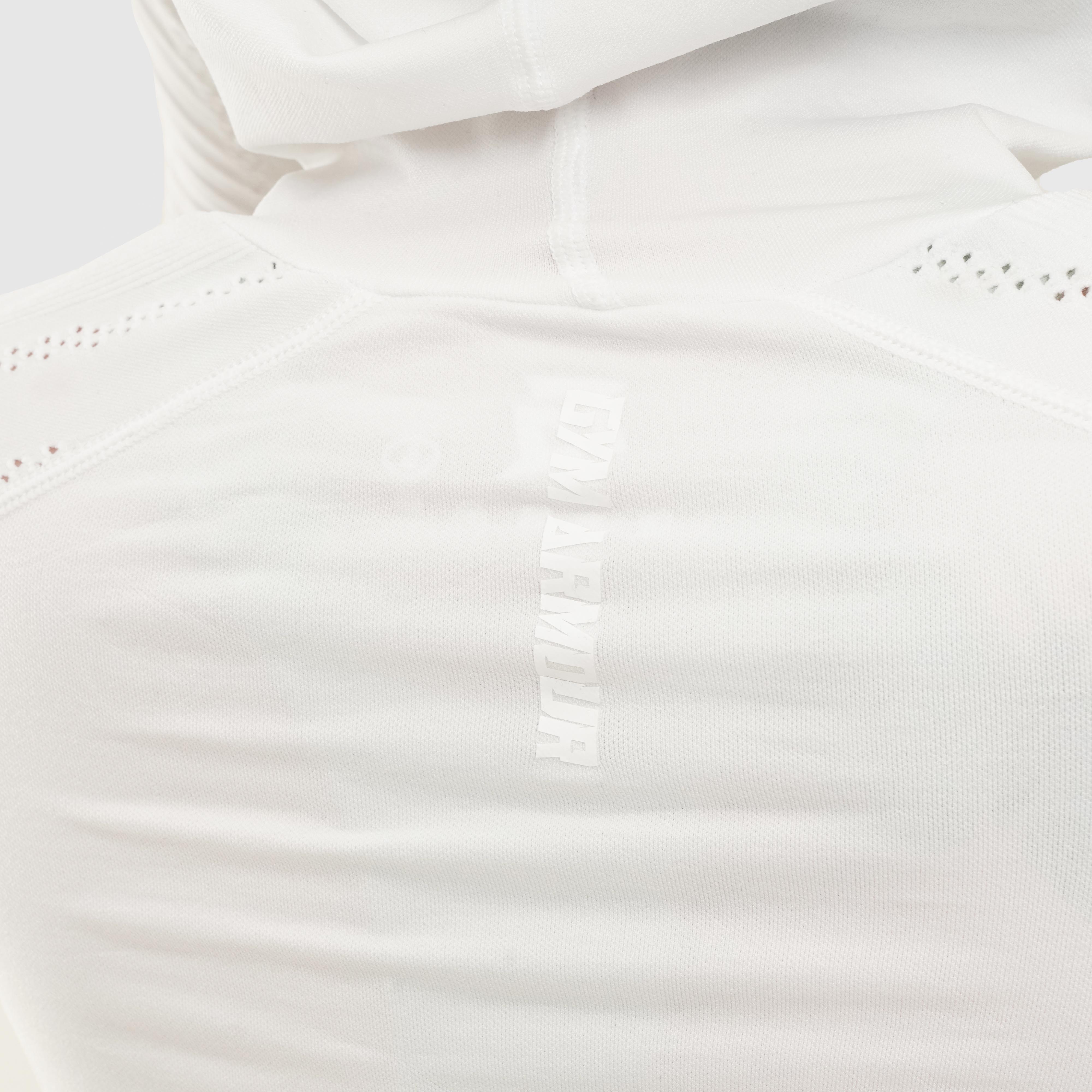 Snug Seamless Crop Top (White)