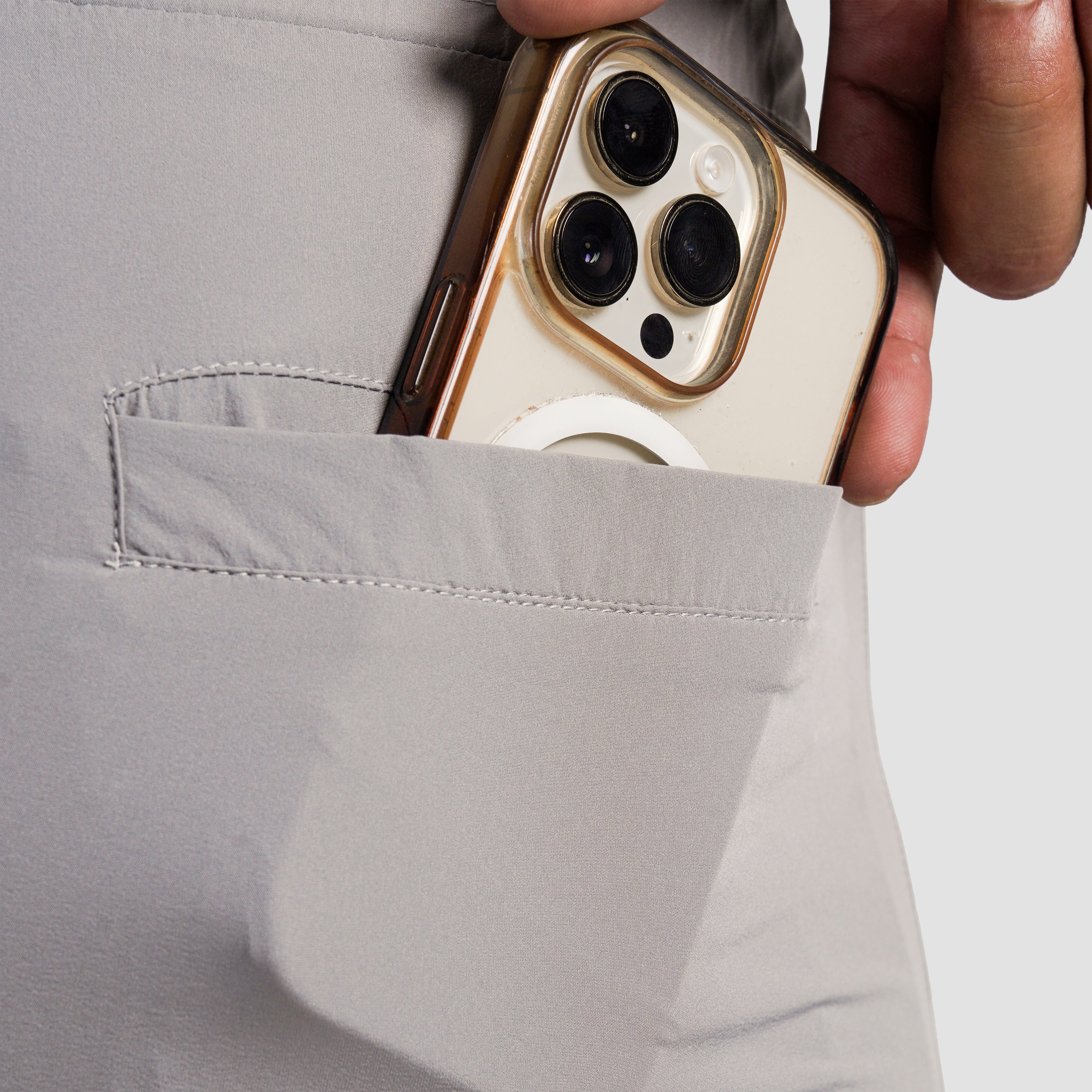 Terra Flex Shorts (Light Grey)