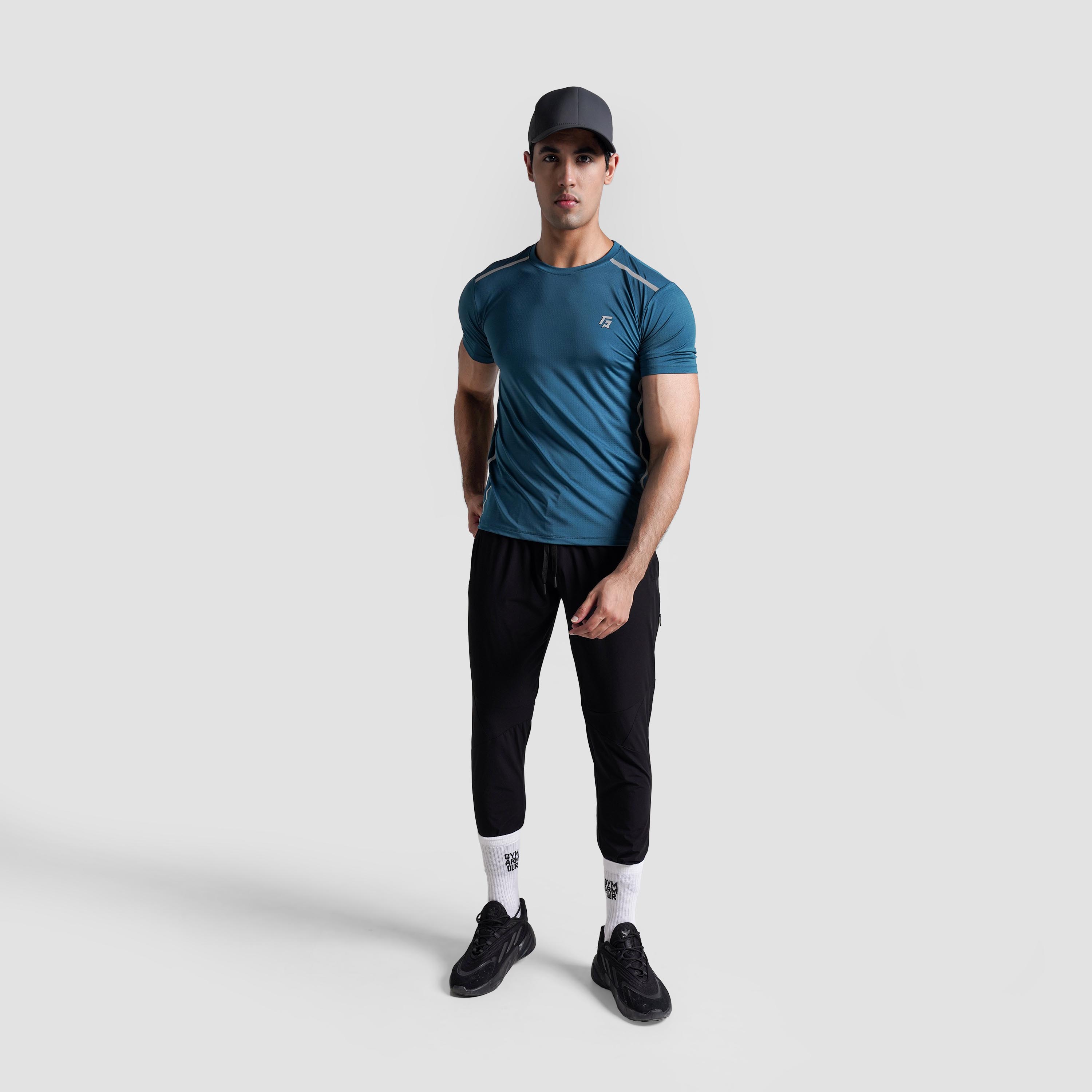 Run Overland Tee (Dark Teal)