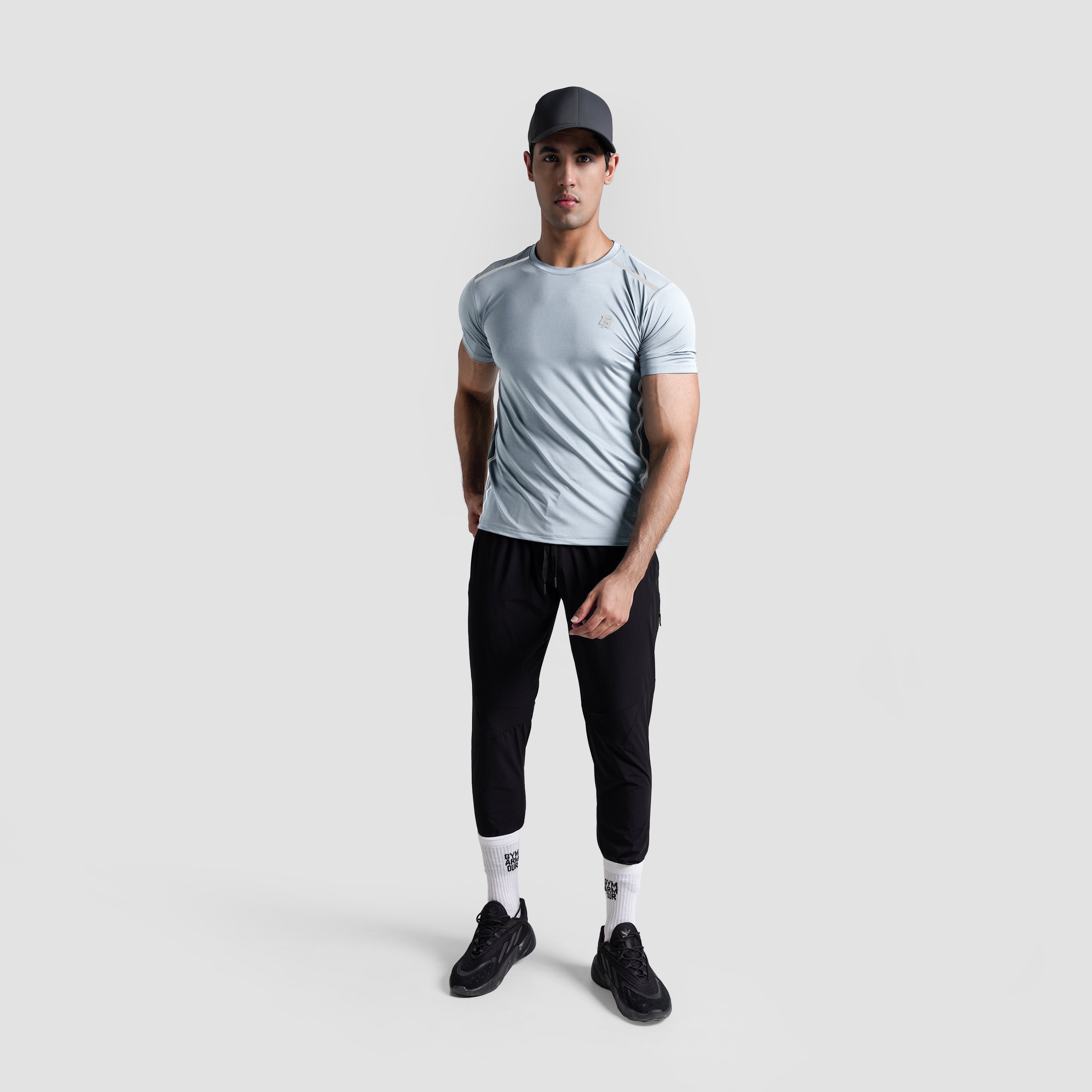 Run Overland Tee (Light Grey)