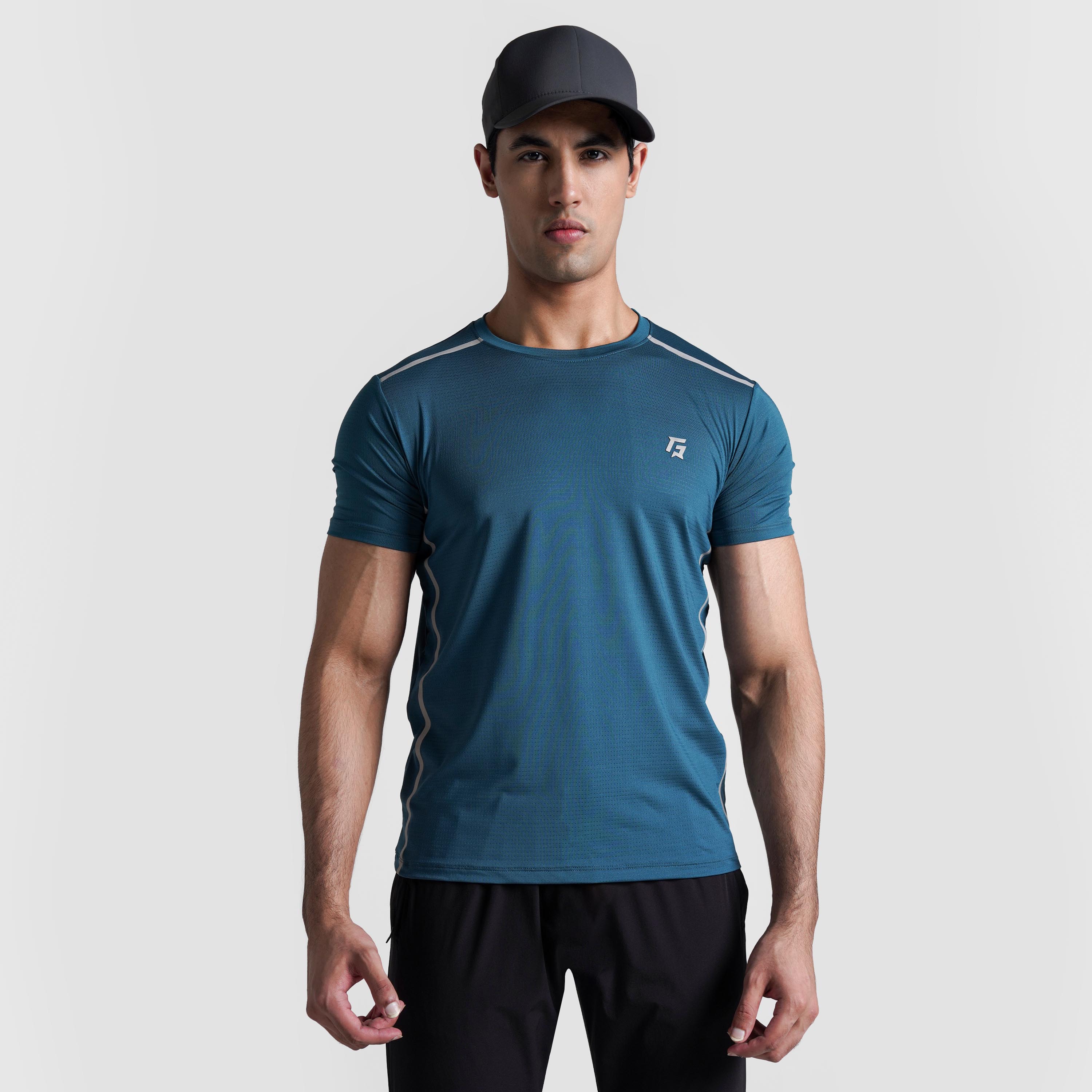 Run Overland Tee (Dark Teal)