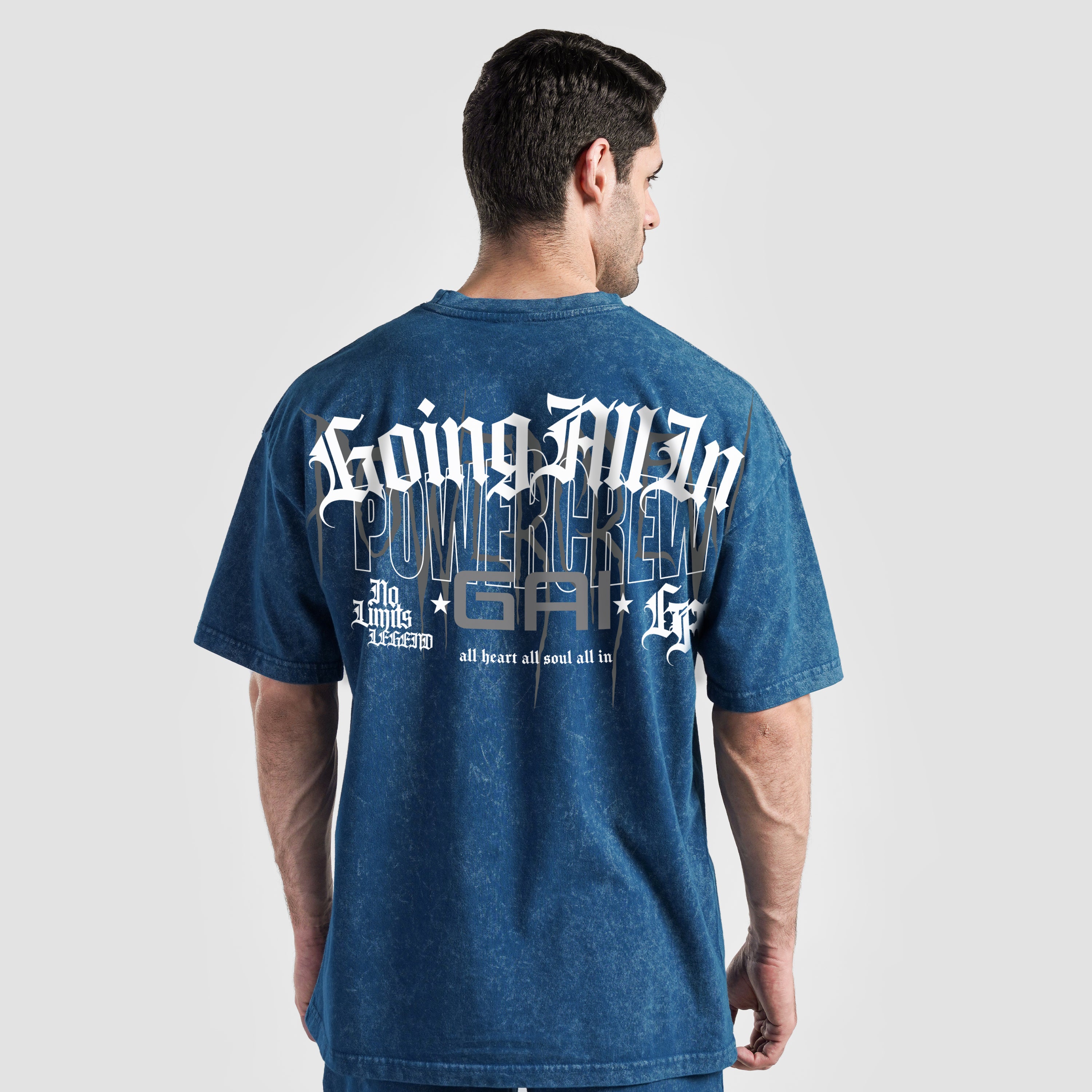 Core Stone Wash Tee 2.0 (Mid Blue)