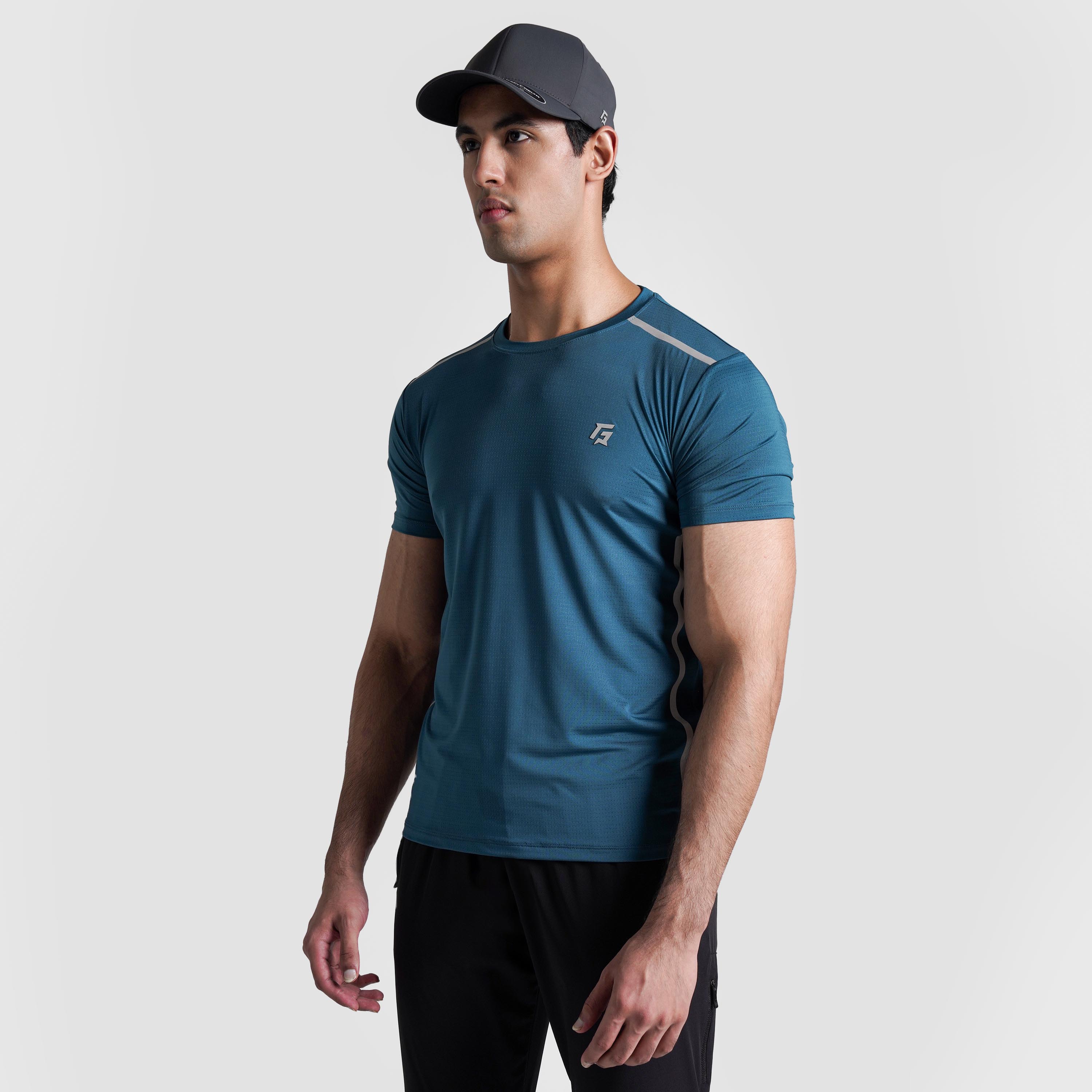 Run Overland Tee (Dark Teal)