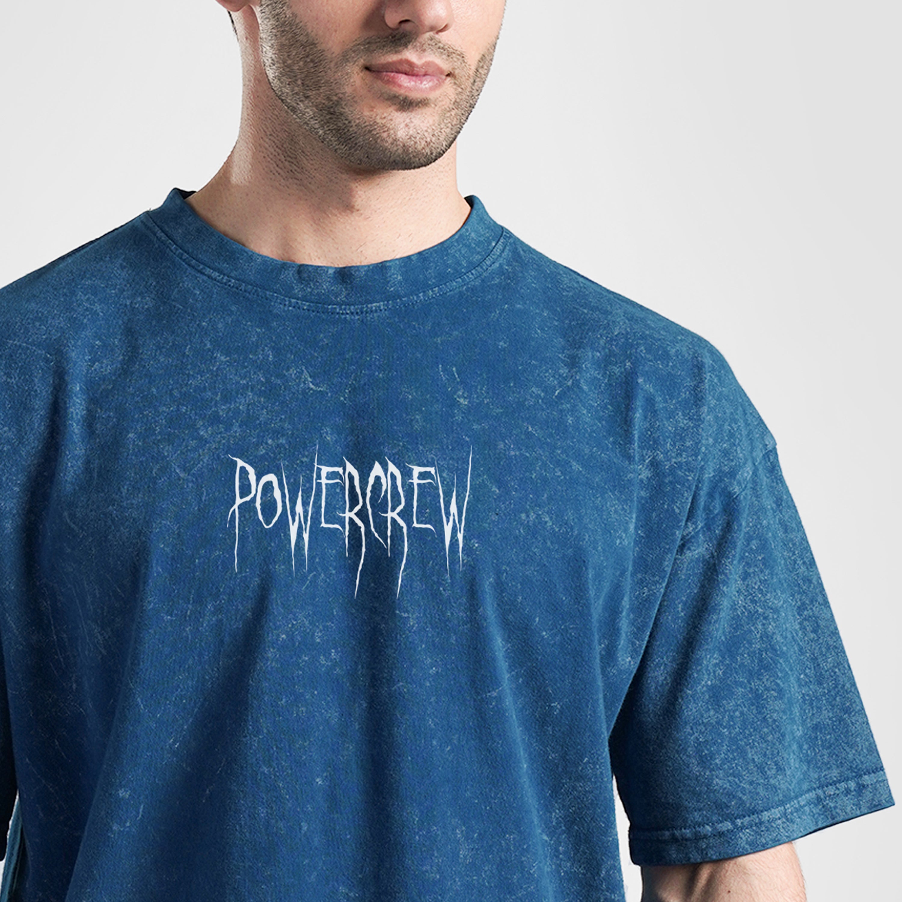 Core Stone Wash Tee 2.0 (Mid Blue)