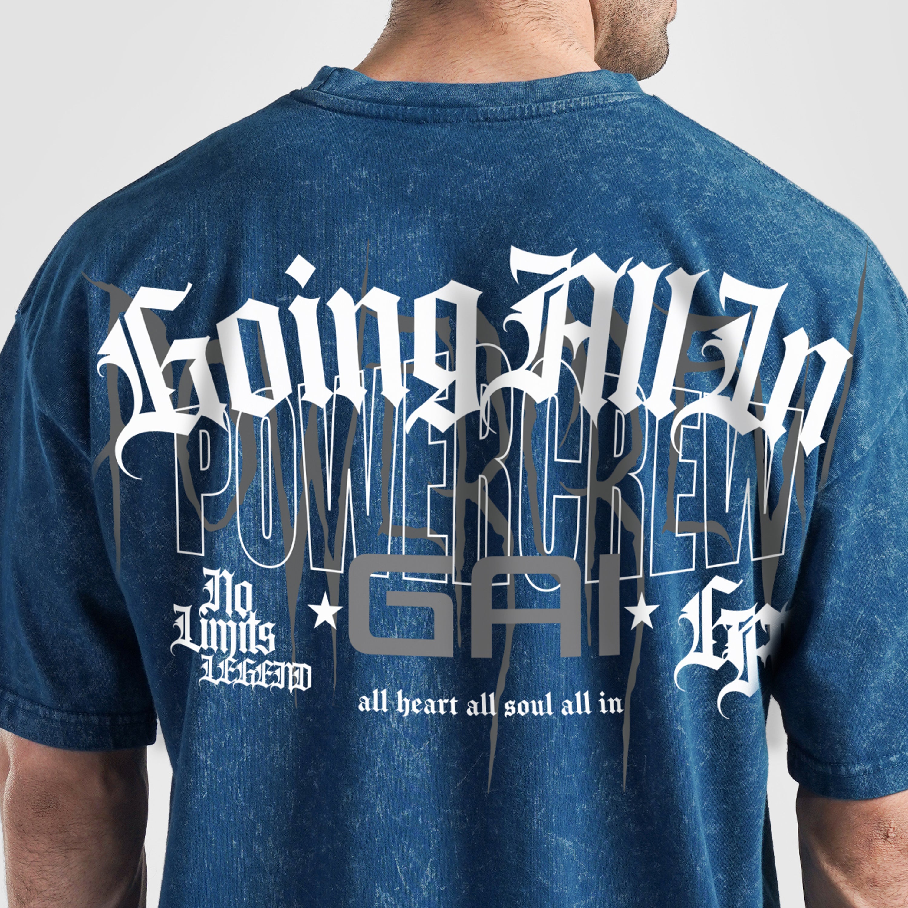 Core Stone Wash Tee 2.0 (Mid Blue)