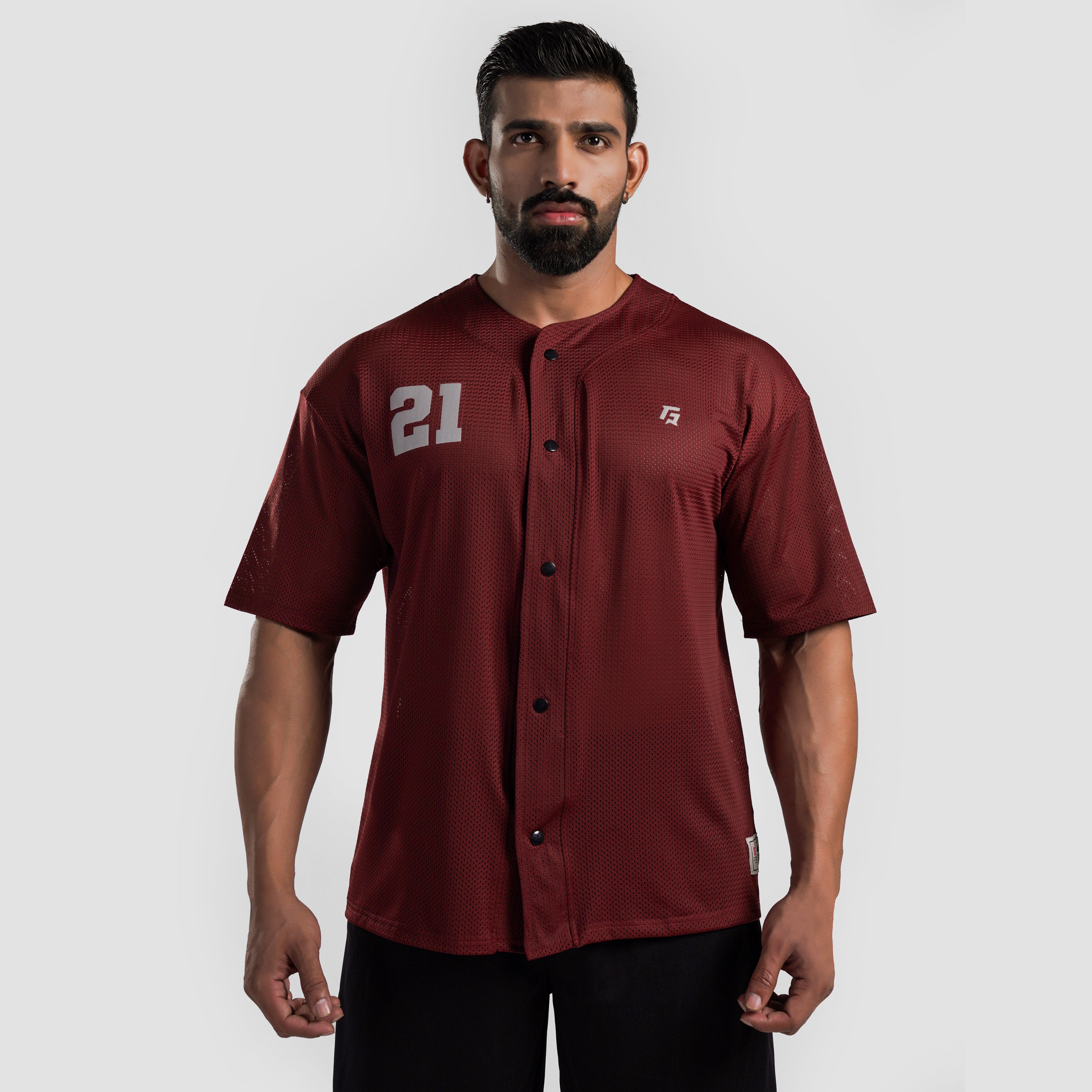 BaseBall Tee (Maroon)