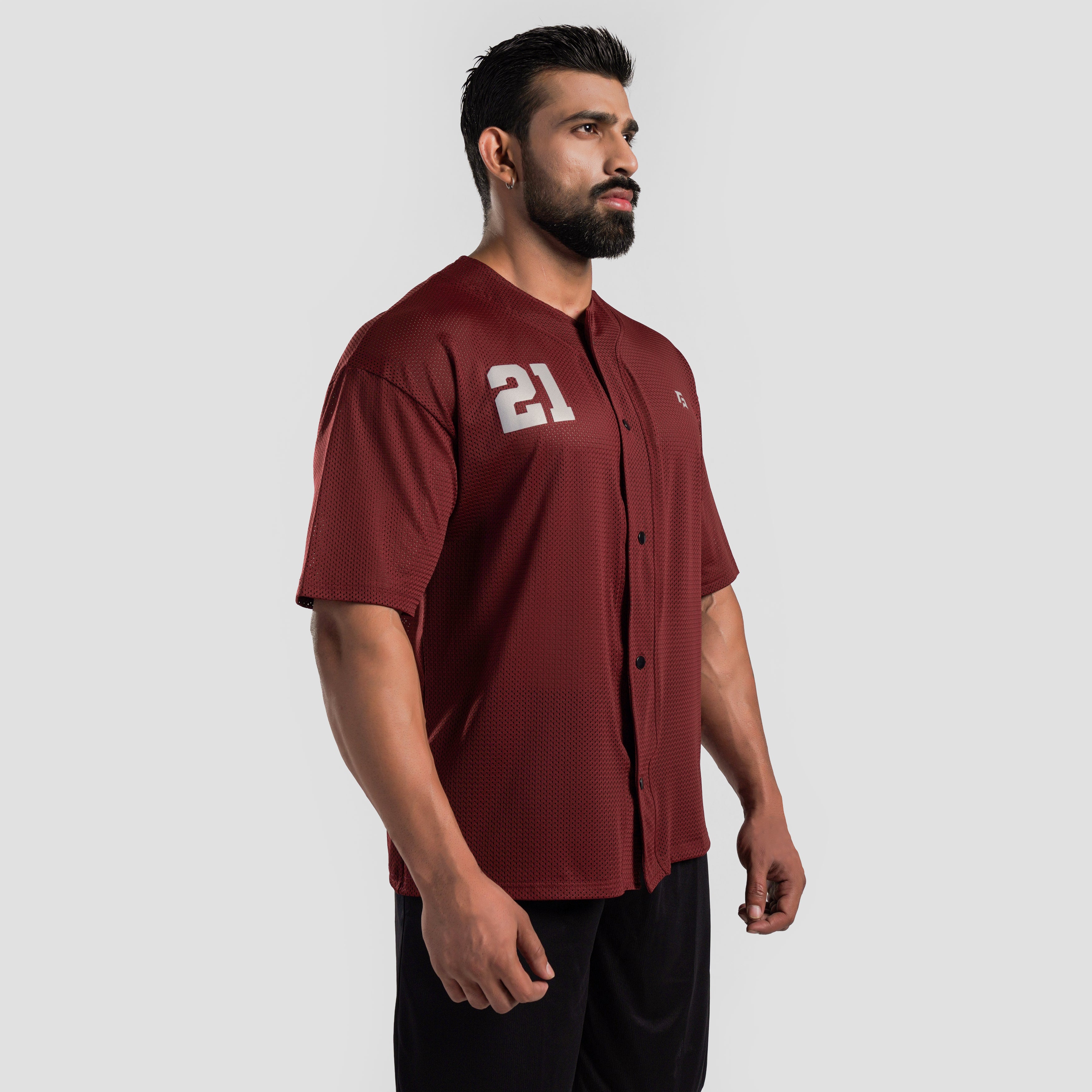 BaseBall Tee (Maroon)