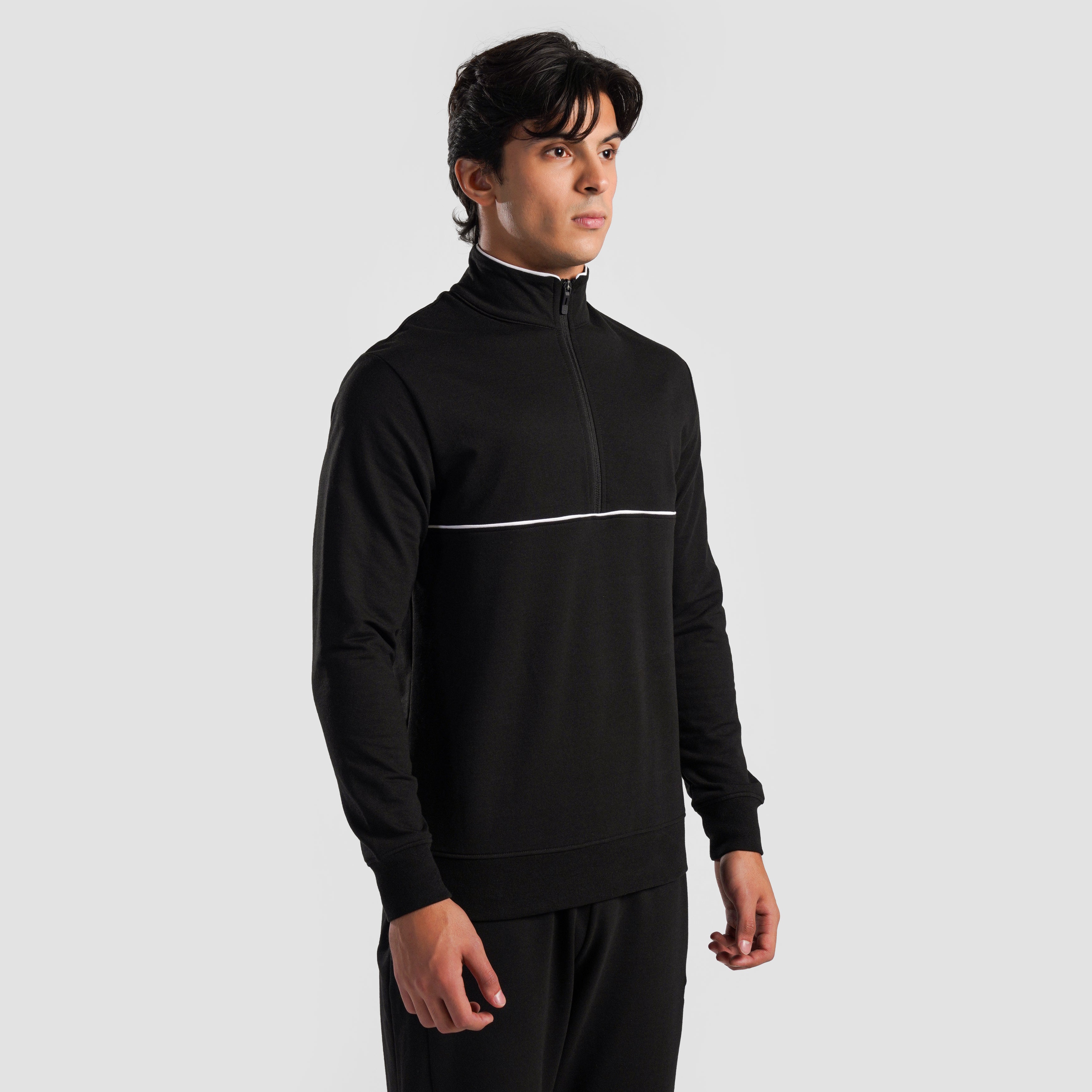Shift Half Zip (Black)