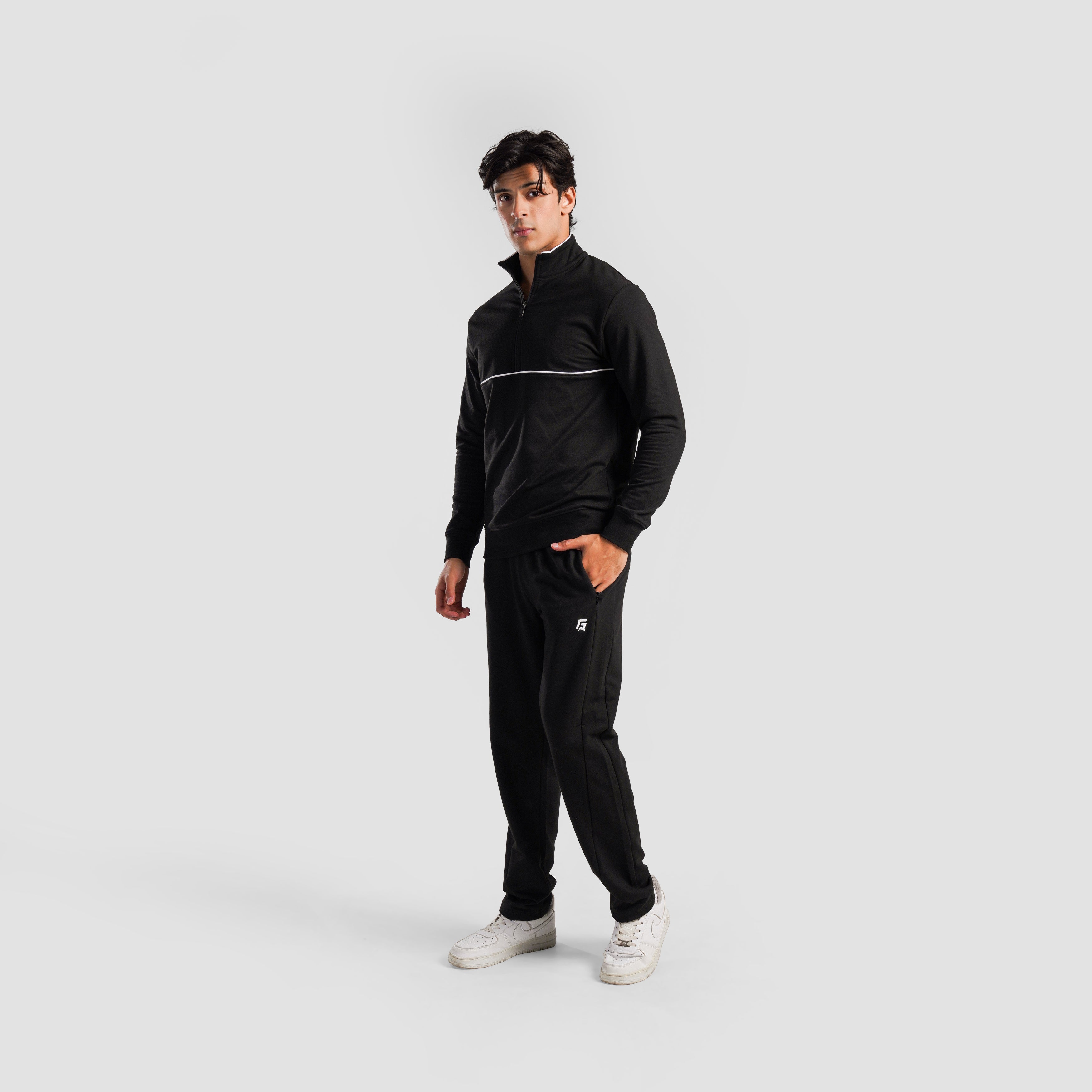 Shift Half Zip (Black)