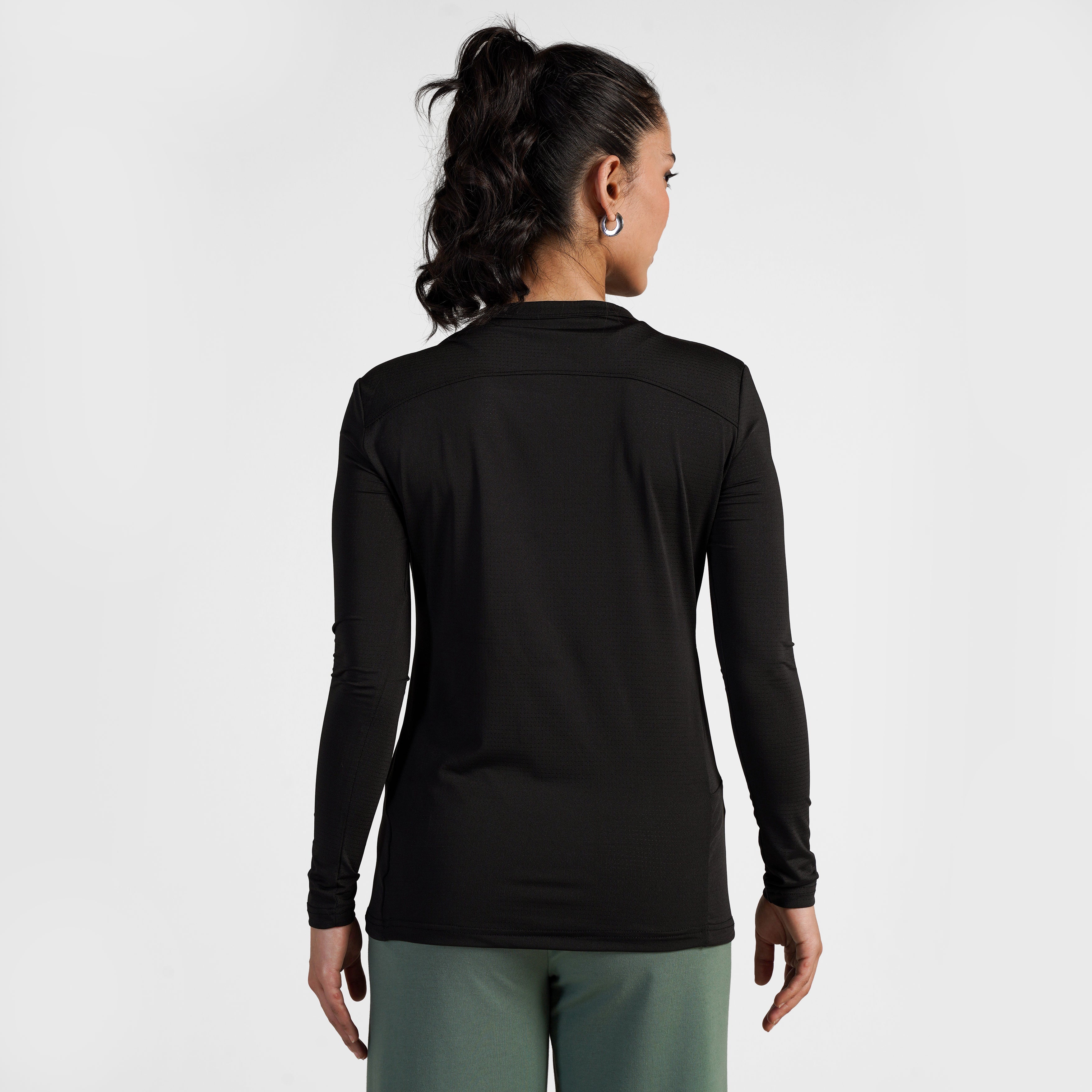 Active Fuse Full Sleeves Tee (Black)