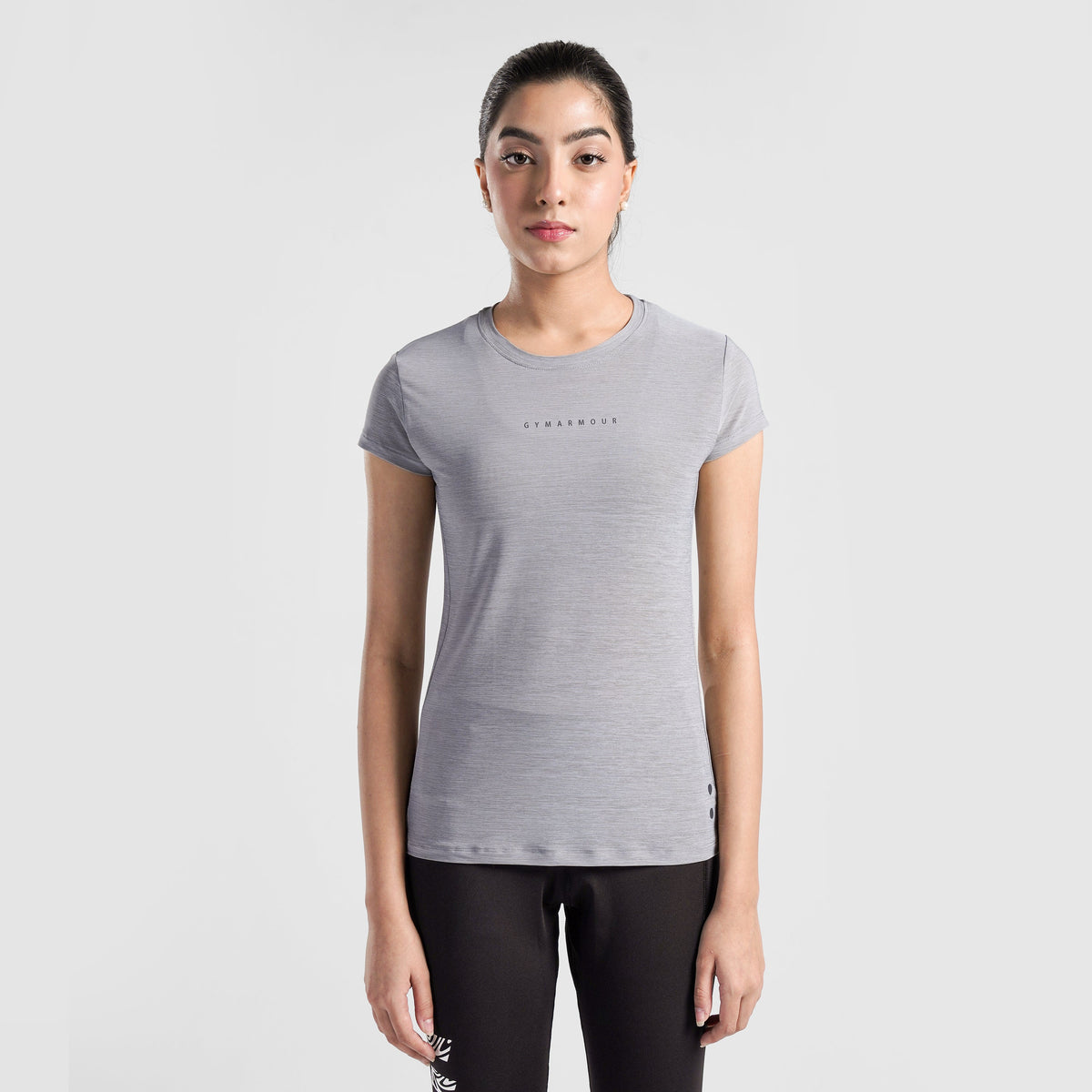 women gym t-shirt sportswear breathable workout tee front view Women T-Shirt GymArmour Pakistan